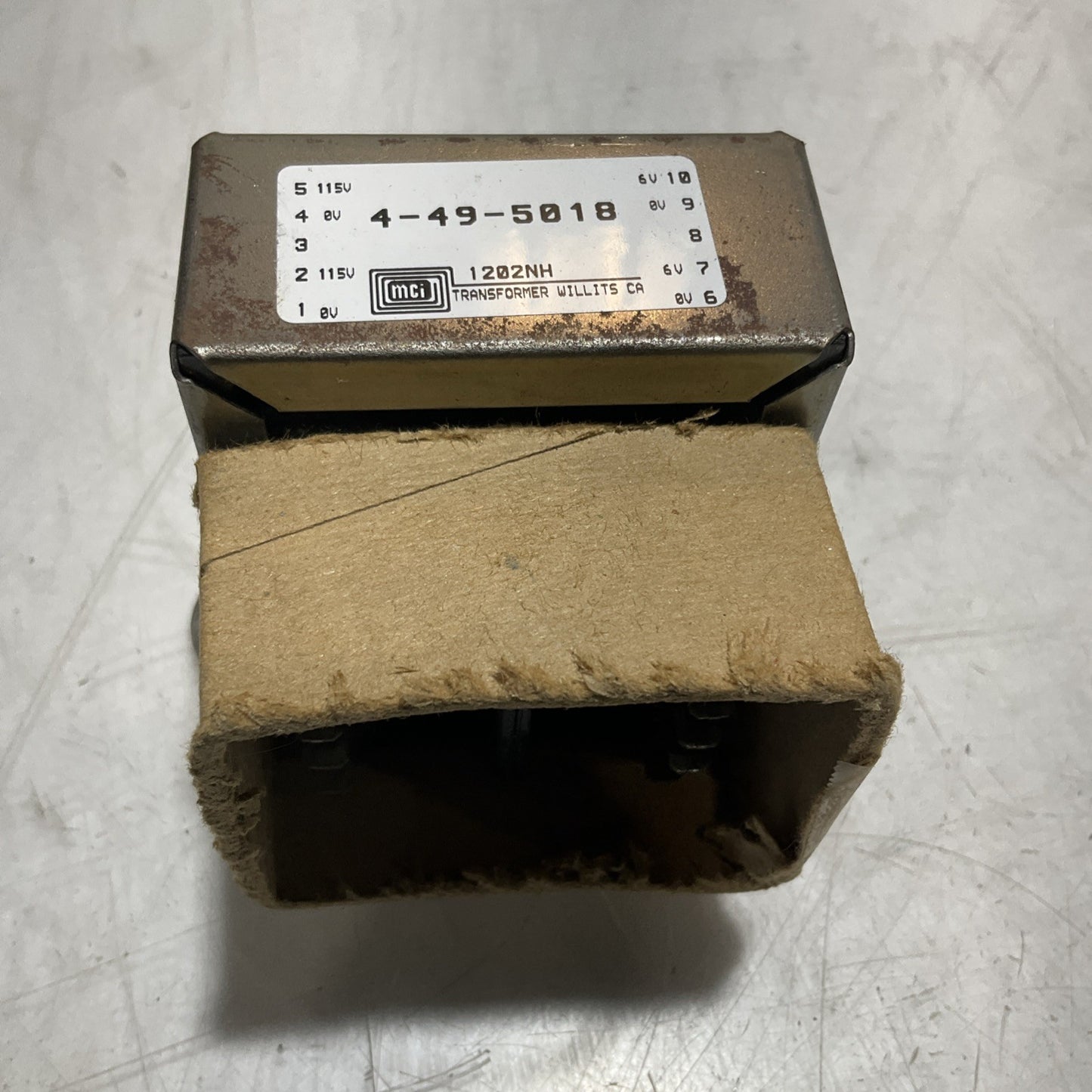 MCI 4-49-5018 1202NH DUAL POWER TRANSFORMER U3S
