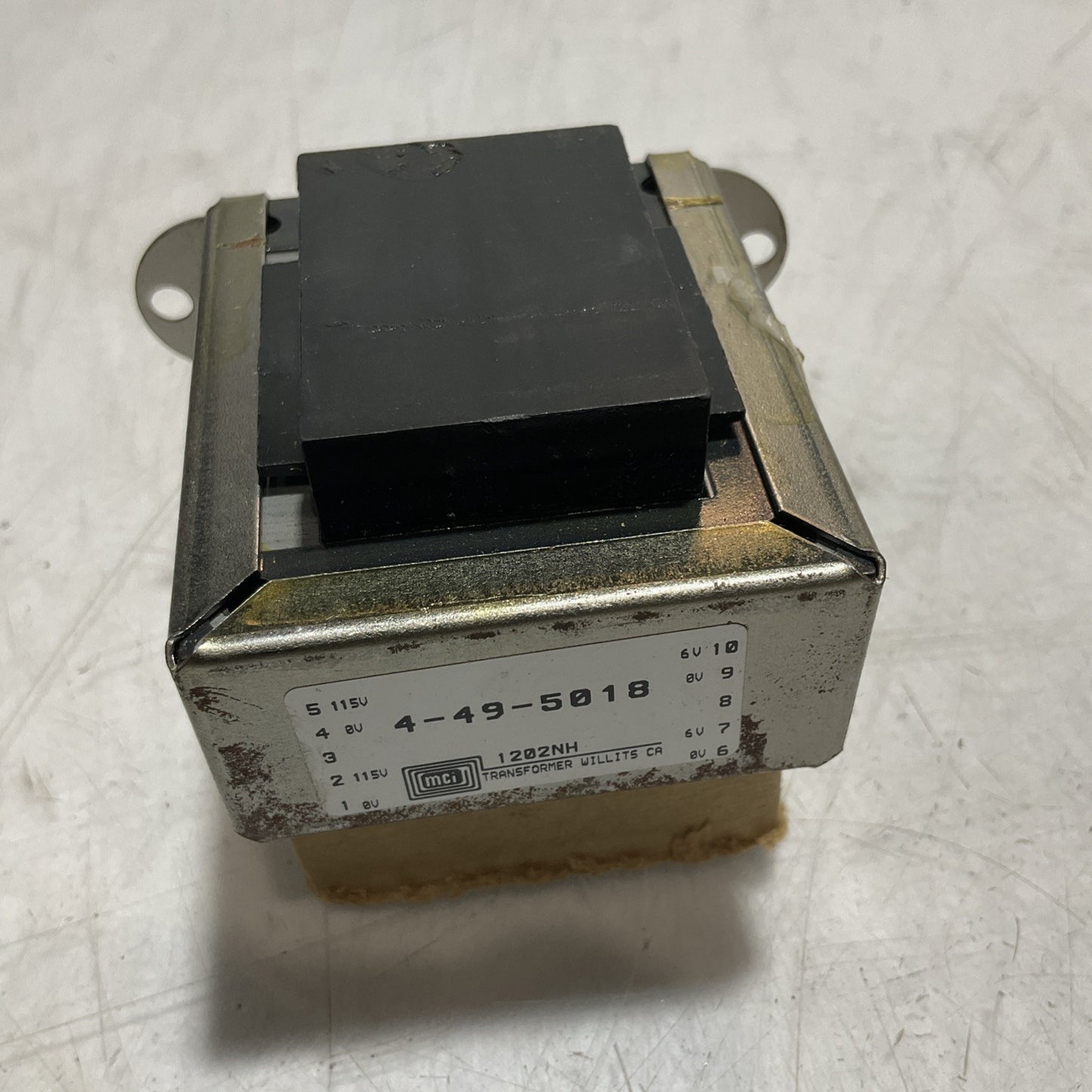 MCI 4-49-5018 1202NH DUAL POWER TRANSFORMER U3S