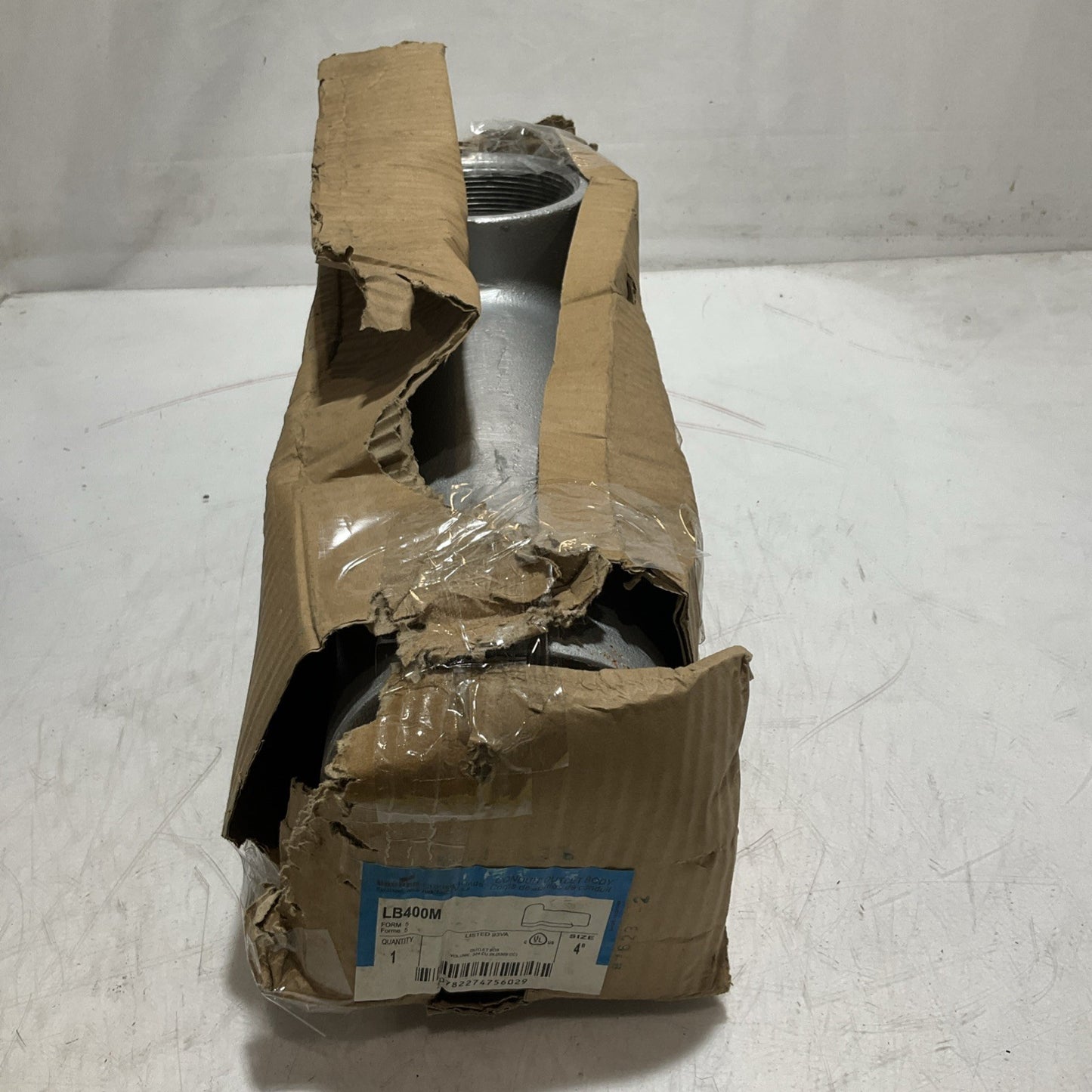 CROUSE-HINDS CONDULET LB400M 4’IN TYPE LB RIGD CONDUIT OUTLET BODY U3S