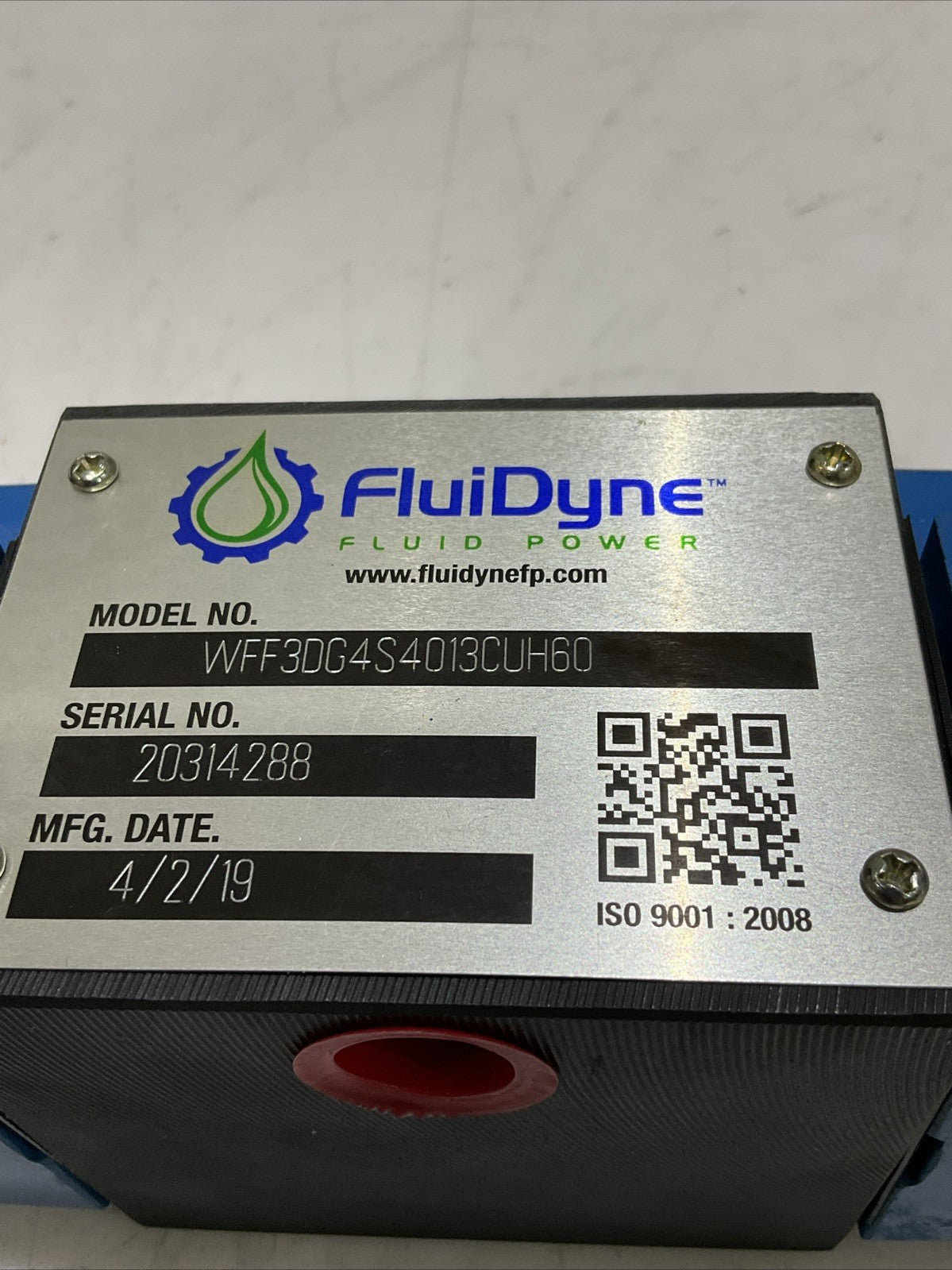 FLUIDYNE WFF3DG4S4013CUH60 DIRECTIONAL VALVE Z2M