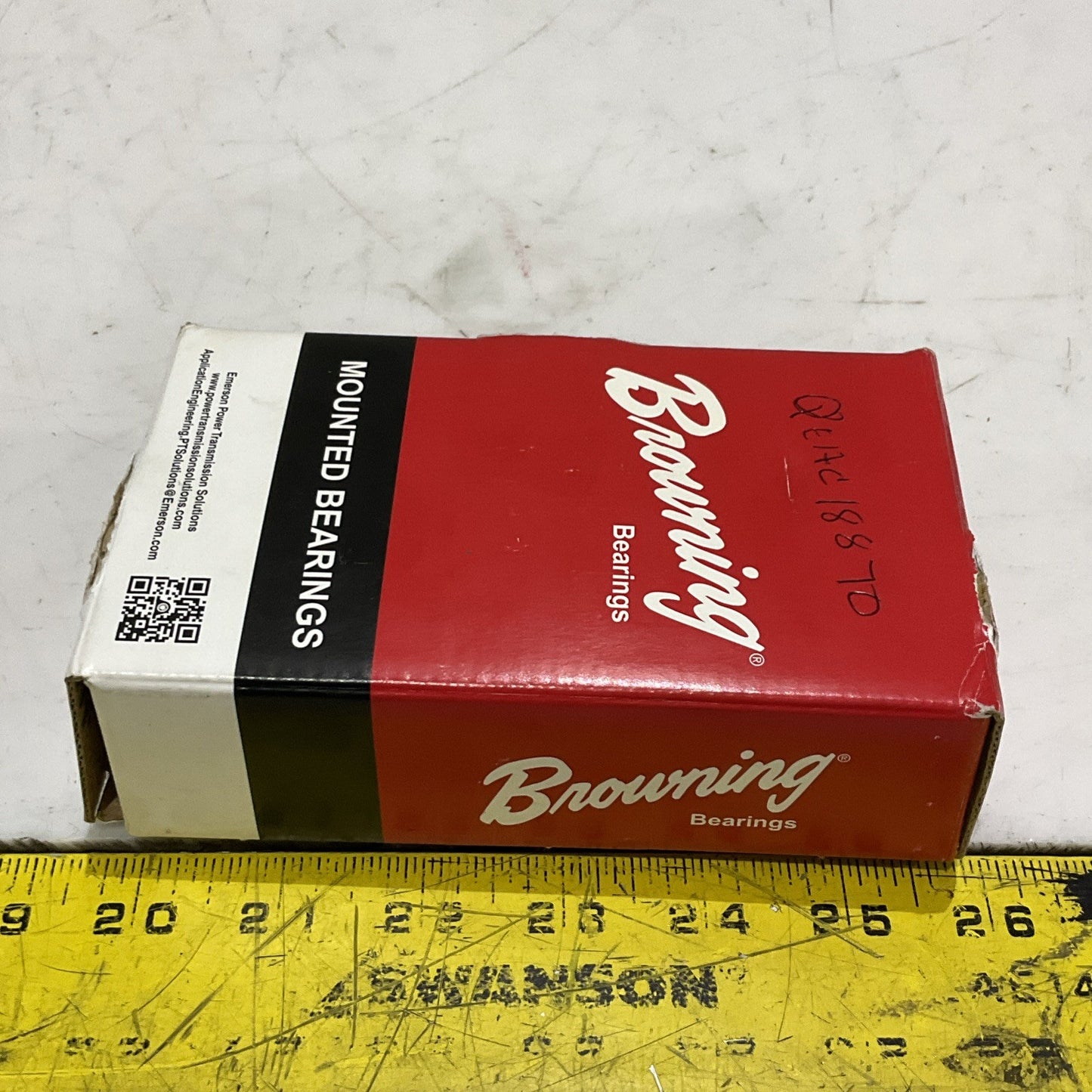 BROWNING VF2E-118 FLANGE MOUNTED BALL BEARING 2 BOLT 1 1/8 IN Z2M
