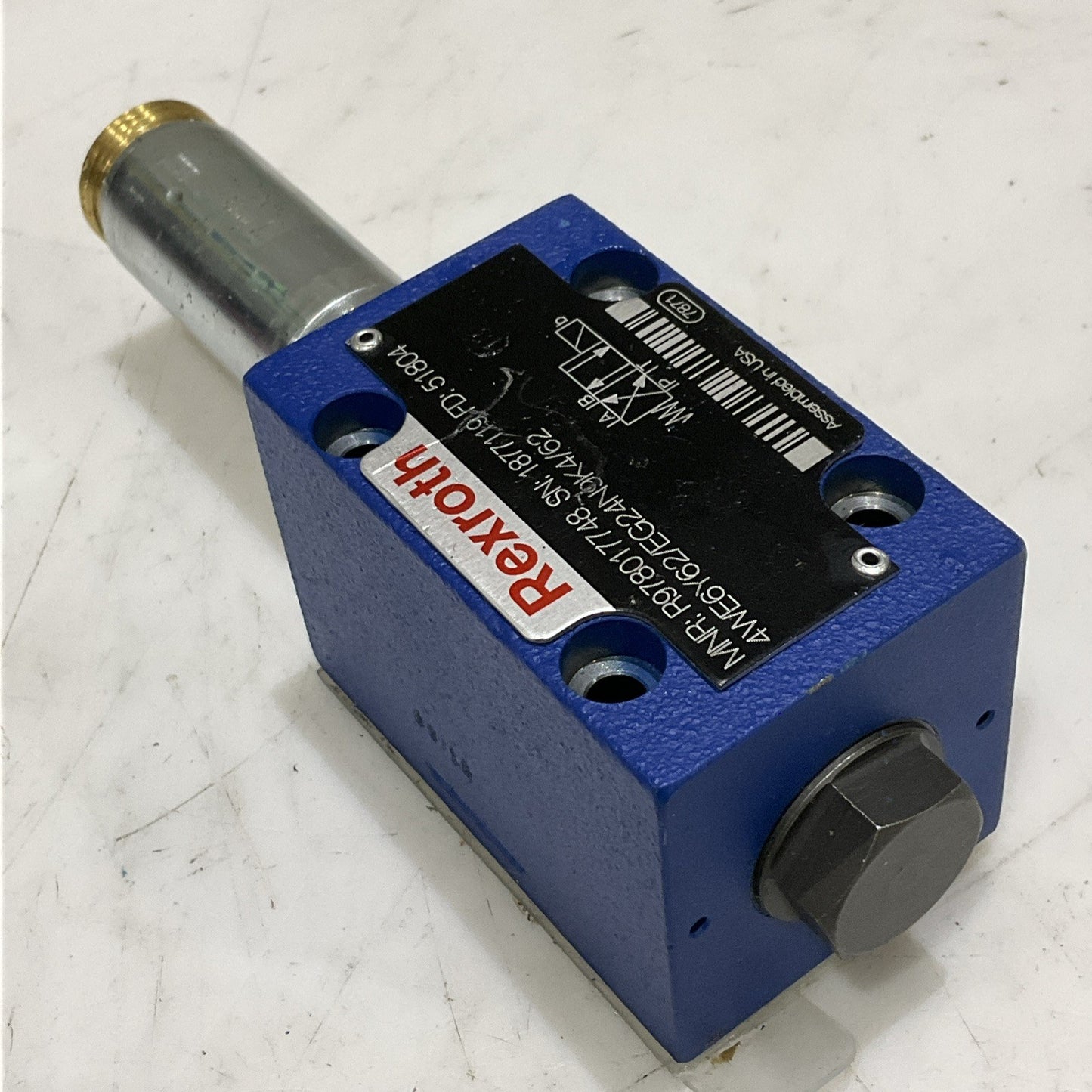 REXROTH R978017748 4WE6Y6/EG24N9K4/62 HYDRAULIC DIRECTIONAL SPOOL VALVE Z2M
