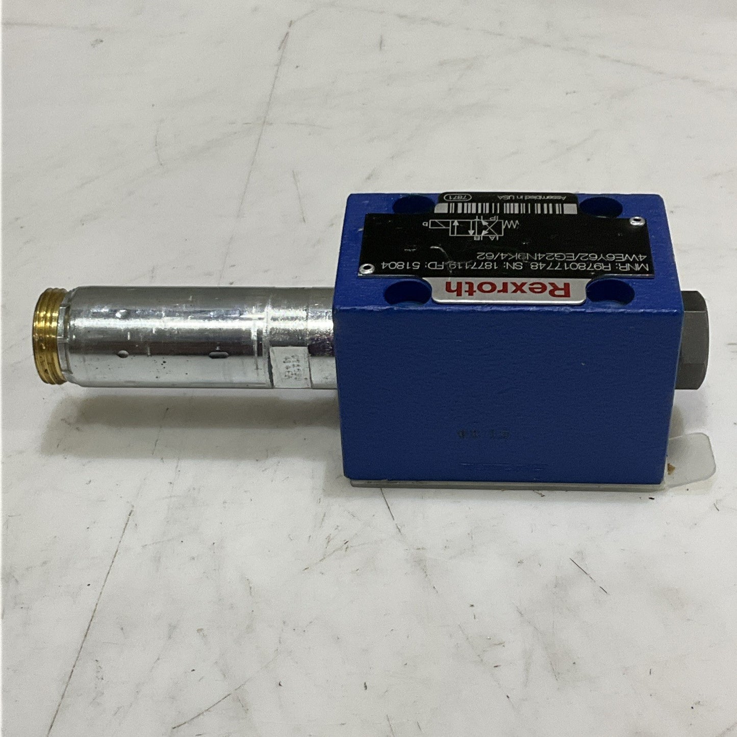 REXROTH R978017748 4WE6Y6/EG24N9K4/62 HYDRAULIC DIRECTIONAL SPOOL VALVE Z2M