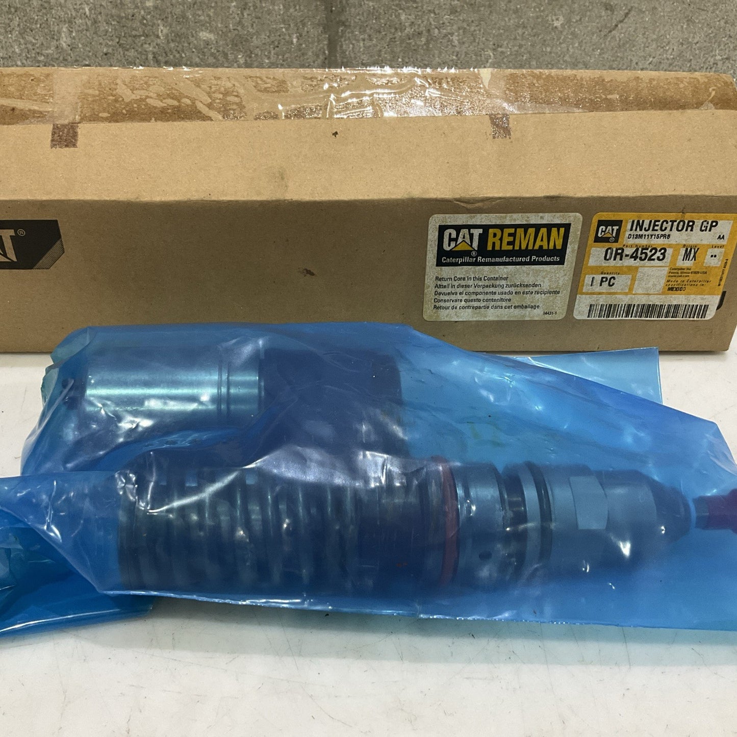 CAT REMAN 0R-4523 MX GP FUEL INJECTOR CATERPILLAR Z2M