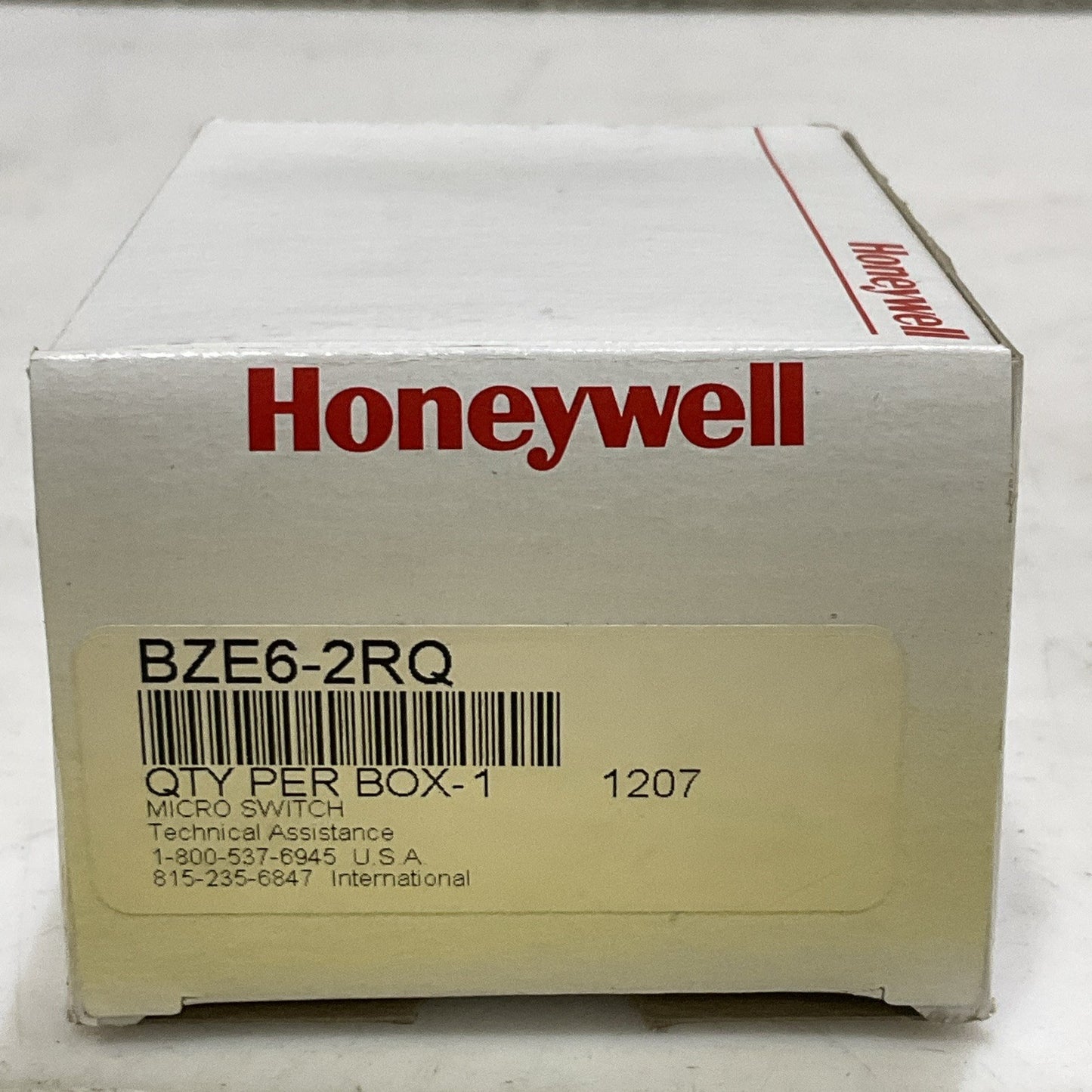 HONEYWELL BZE6-2RQ MICRO SWITCH 600 VAC 2 A BZE62RQ Z2M