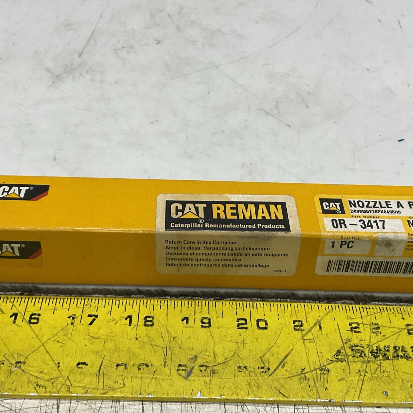 CAT CATERPILLAR REMAN OR-3417 FUEL INJECTOR NOZZLE A RE OR3417 Z2M