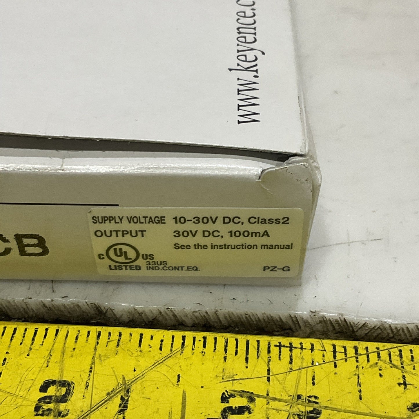 KEYENCE PZ-G41CB SELF CONTAINED PHOTOELECTRIC SENSOR M12 CONNECTOR 30V 100MA Z2M