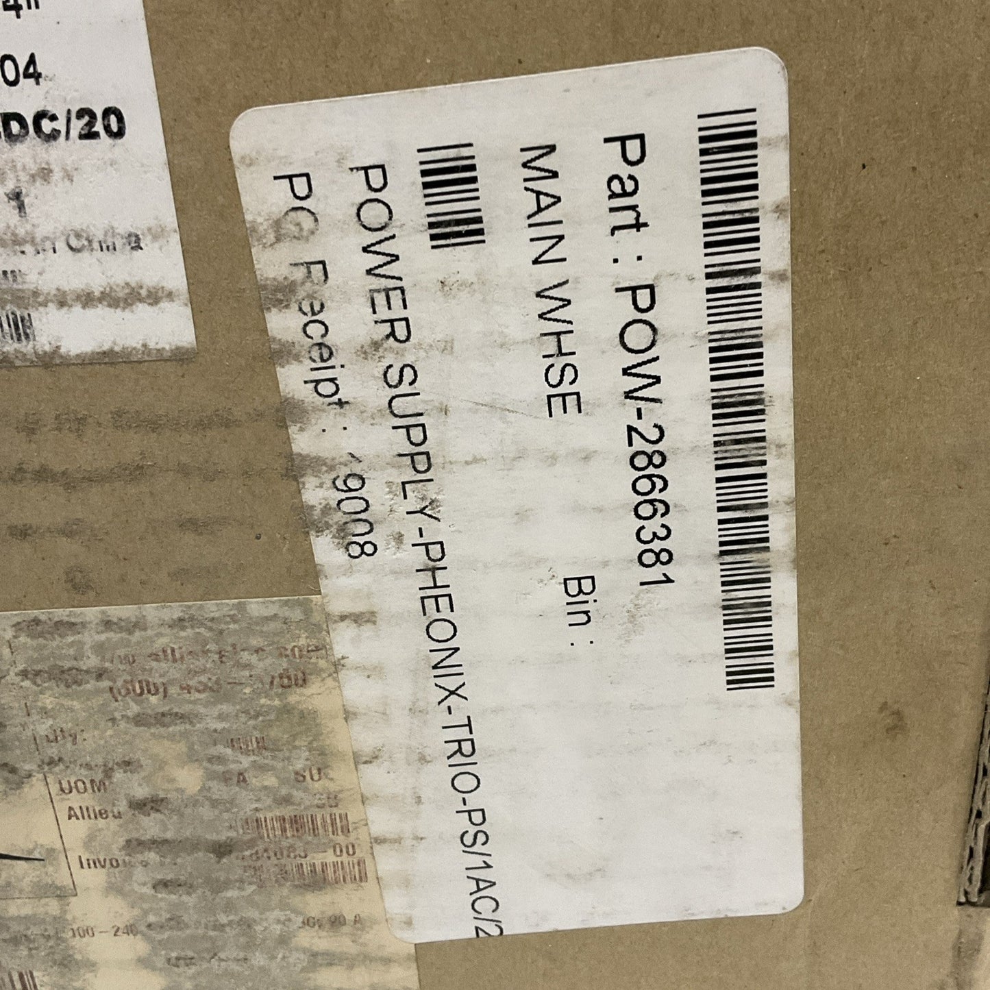 PHOENIX CONTACT TRIO-PS/AC/24DC/20 POWER SUPPLY 100-240 V SEALED IN PLASTIC Z2M