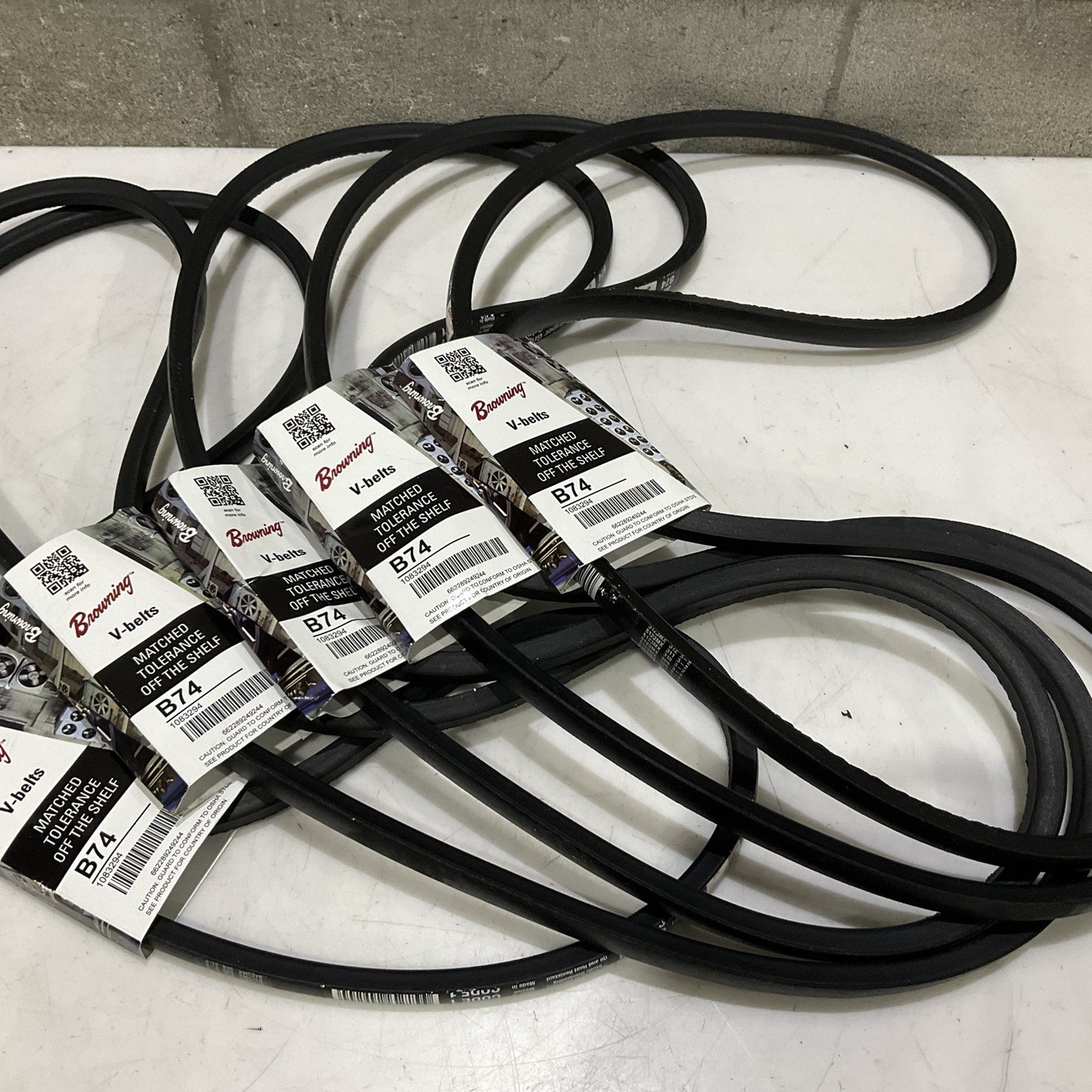 BROWNING B74 1083294 V-BELT SUPER GRIP BELT LOT OF 5 Z2M