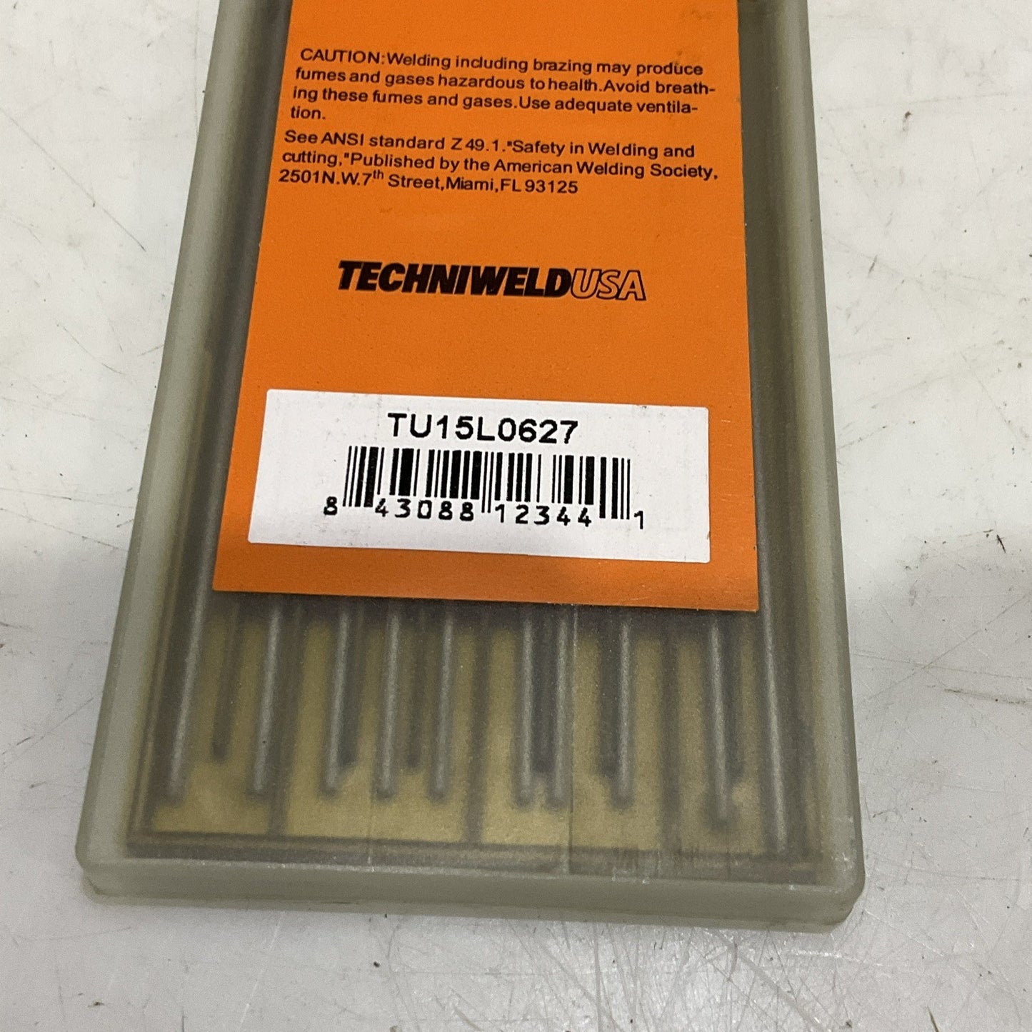 TECHNIWELD TU15L0627 TUNGSTEN ELECTRODE 1.5% LANTHANATED LOT OF 80 Z2M