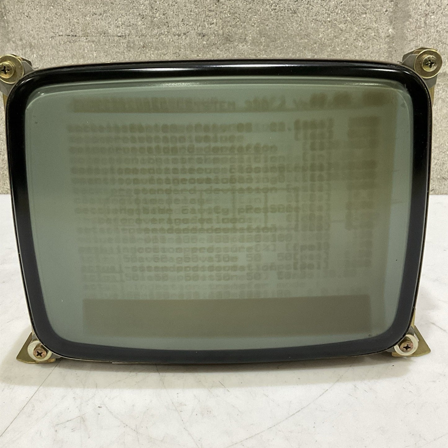 MATSUSHITA 240AKB31N M-C9001N TR-90A1 VINTAGE CRT DISPLAY 9 IN Z2M