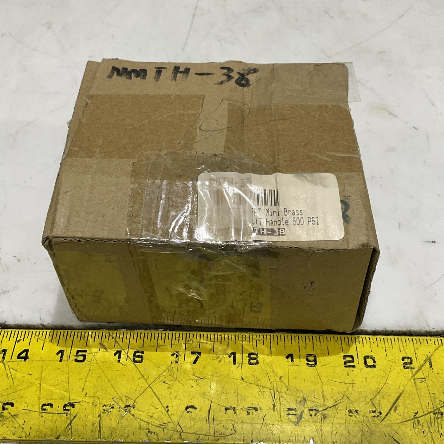 MIDWEST CONTROL MMTH-38 CONTROL FORGED MINI BRASS BALL VALVES 3/8 IN 600 PSI Z2M