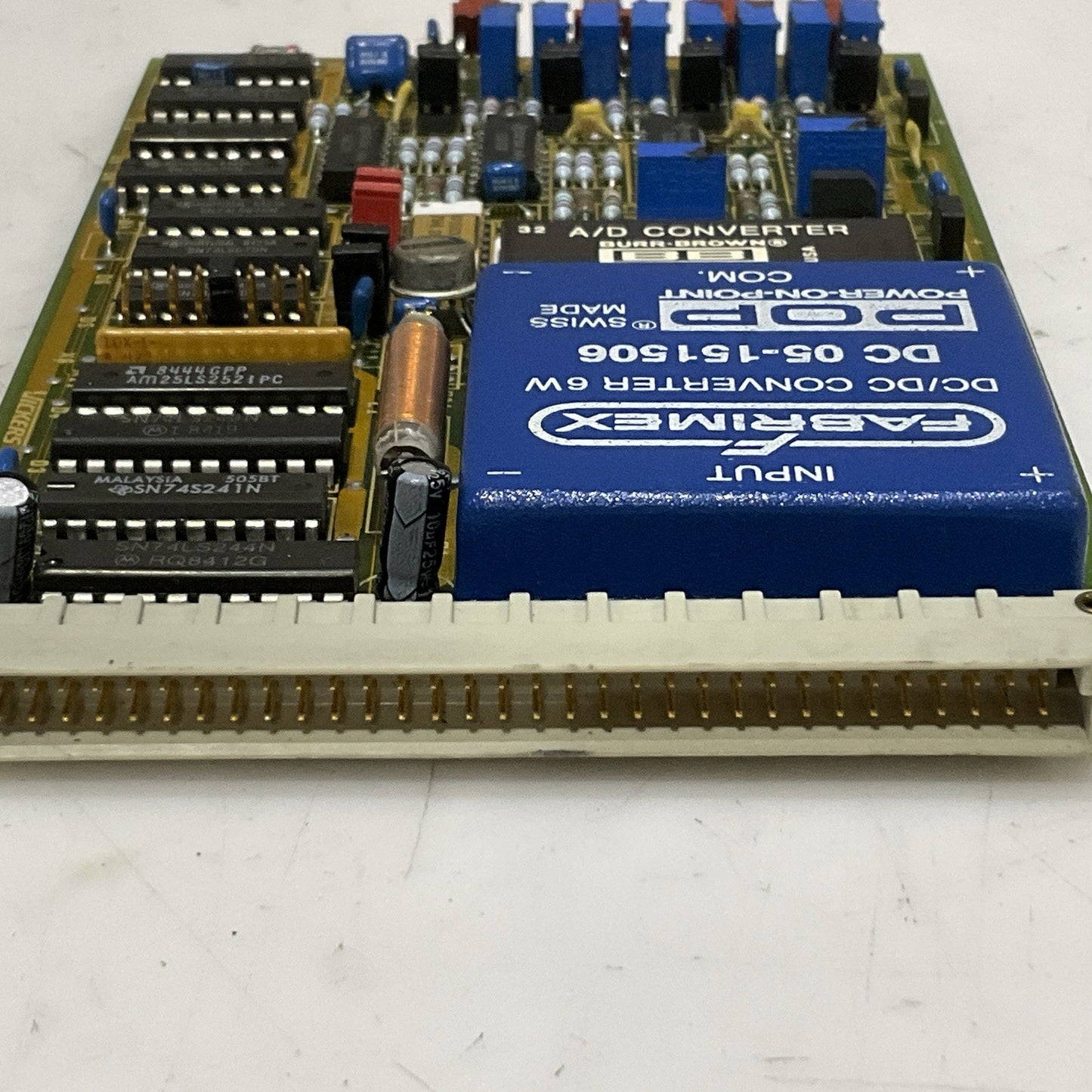 FABRIMEX DC 05-151506 CONVERTER 6W PRINTED CIRCUIT BOARD ADC80AG AD7502KD Z2M