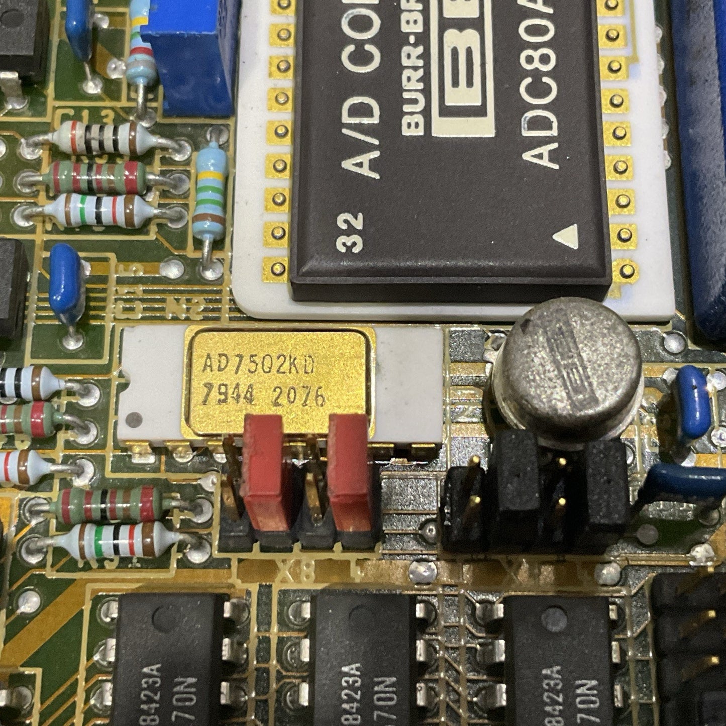 FABRIMEX DC 05-151506 CONVERTER 6W PRINTED CIRCUIT BOARD ADC80AG AD7502KD Z2M