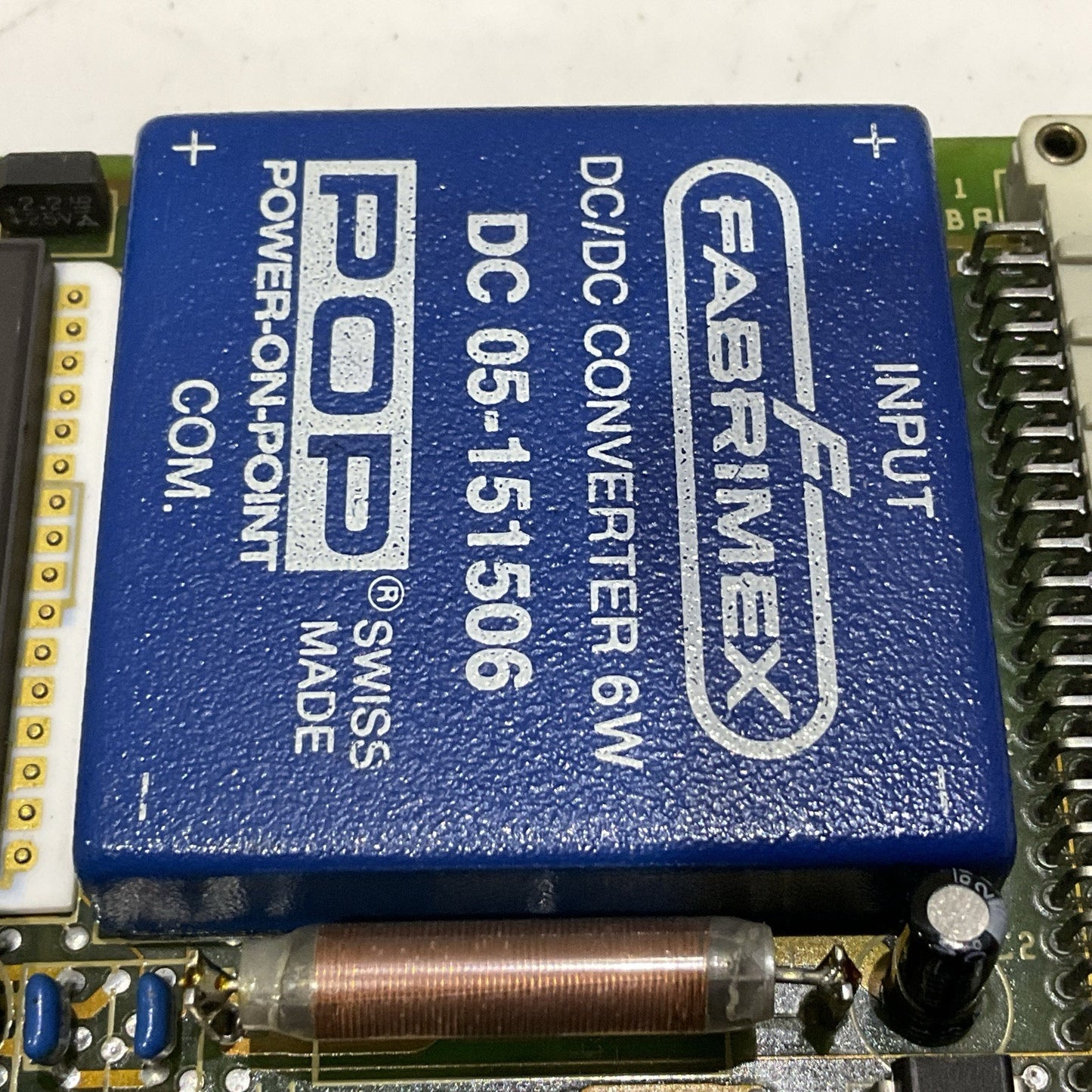 FABRIMEX DC 05-151506 CONVERTER 6W PRINTED CIRCUIT BOARD ADC80AG AD7502KD Z2M