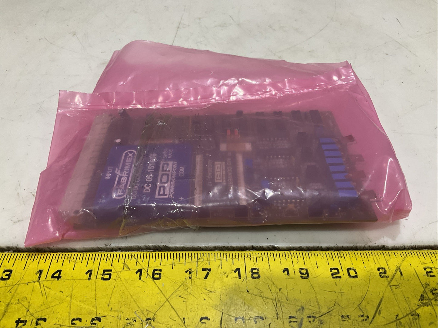 FABRIMEX DC 05-151506 CONVERTER 6W PRINTED CIRCUIT BOARD ADC80AG AD7502KD Z2M