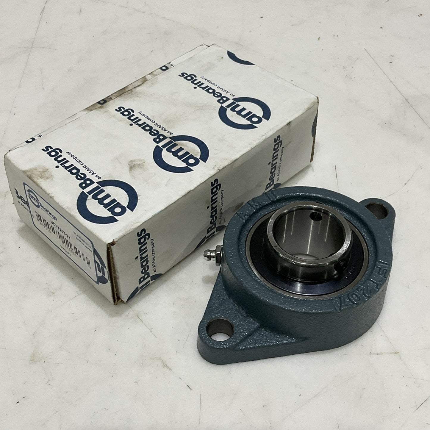 AMI UCFT207-23 FLANGE MOUNT 2 BOLT BEARING LOT OF 3 Z2M