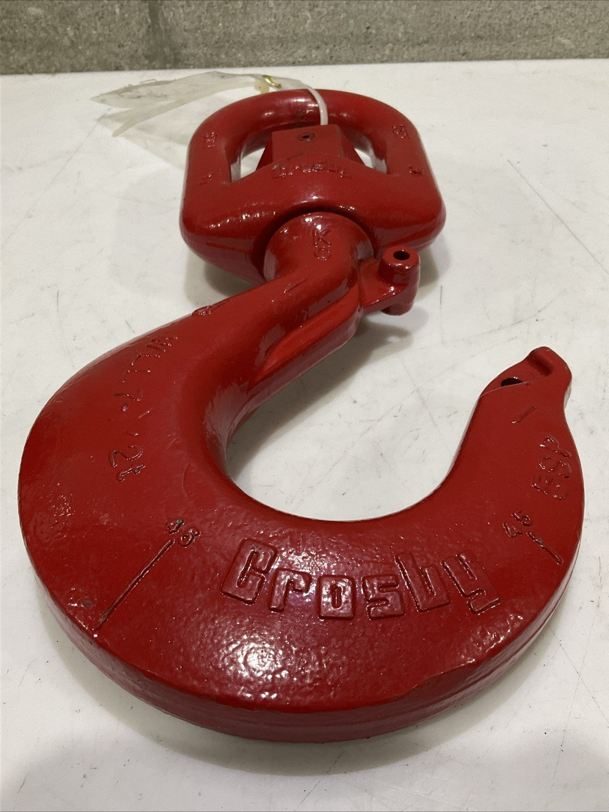 CROSBY 0088500 WLL7-IX2T HOIST HOOK WITH SWIVEL WLLIX2T S-322 SERIES Z2M
