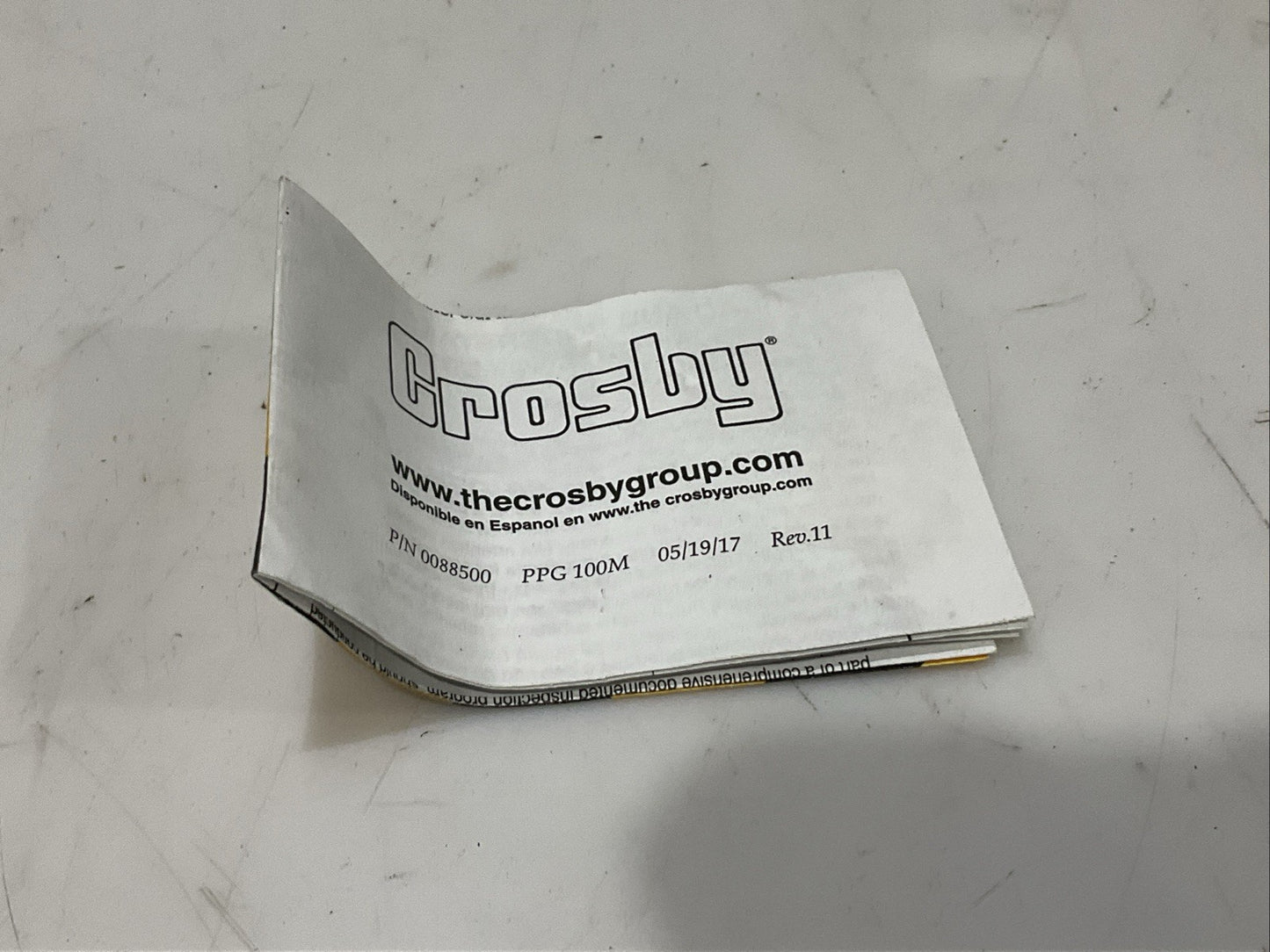 CROSBY 0088500 WLL7-IX2T HOIST HOOK WITH SWIVEL WLLIX2T S-322 SERIES Z2M