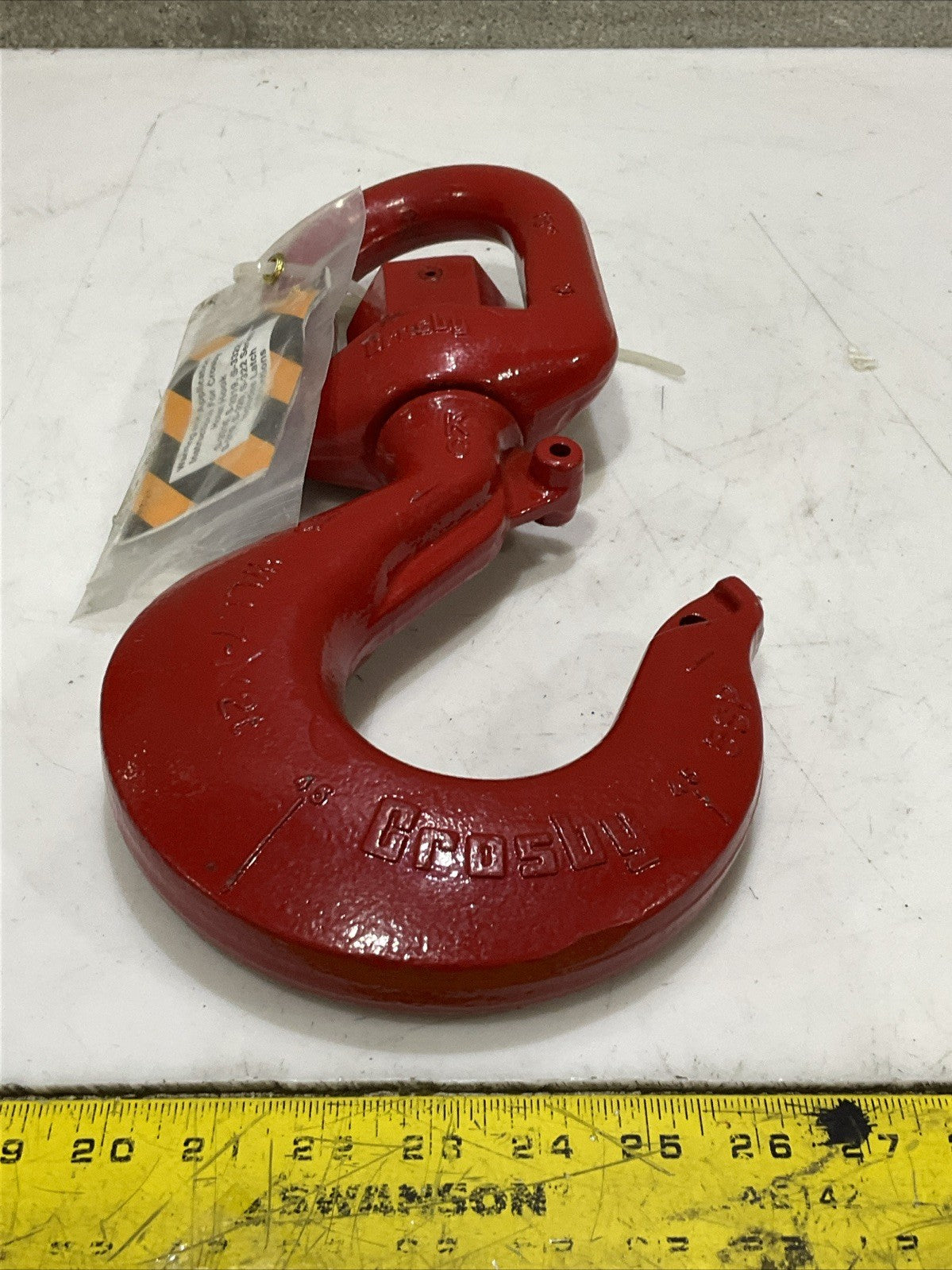CROSBY 0088500 WLL7-IX2T HOIST HOOK WITH SWIVEL WLLIX2T S-322 SERIES Z2M