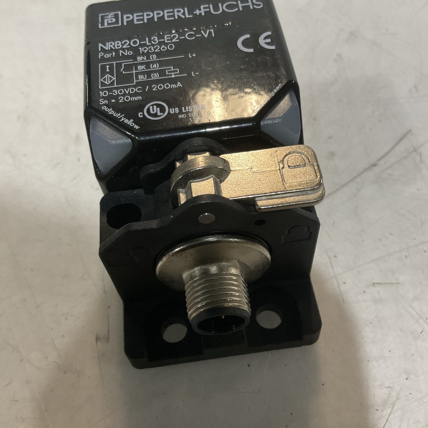 PEPPERL+FUCHS 193260 NRB20-L3-E2-C-V1 INDUCTIVE SENSOR 10-30VDC U3S