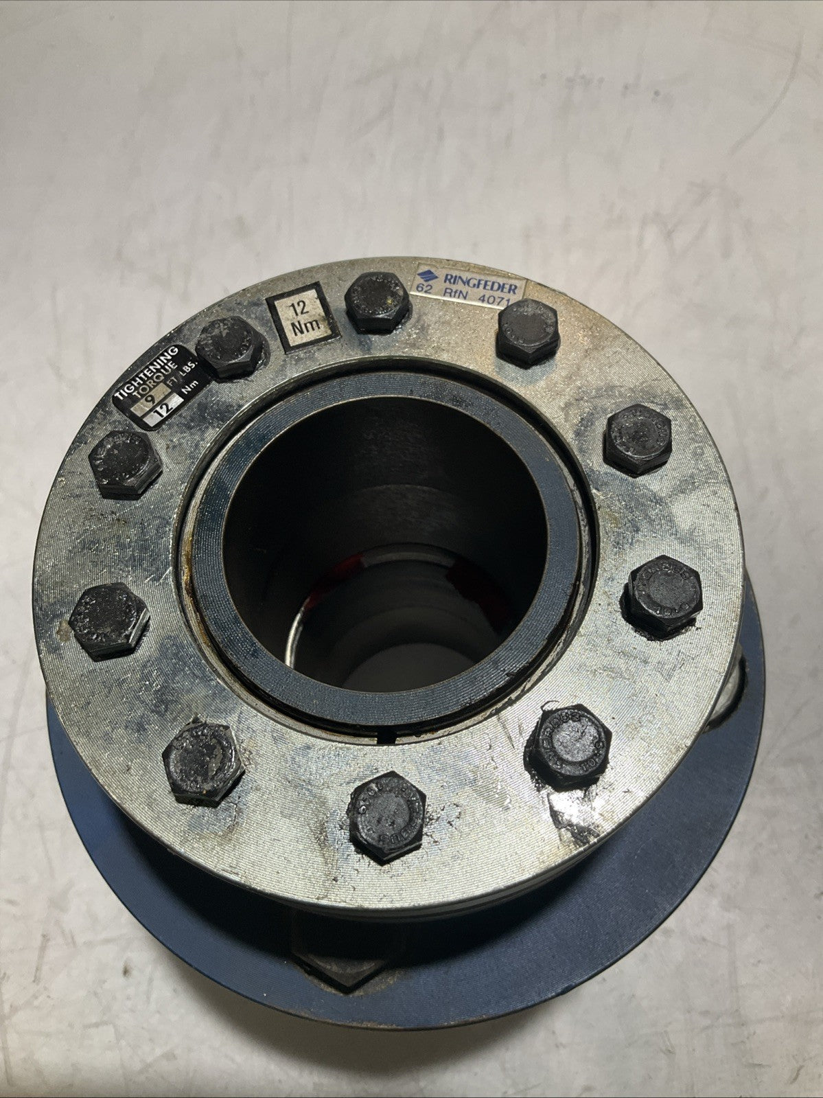 RINGFEDER GS-50-4 SINGLE FLEXING COUPLING UPPER MOUNTAIN TORQUE 12NM U3S