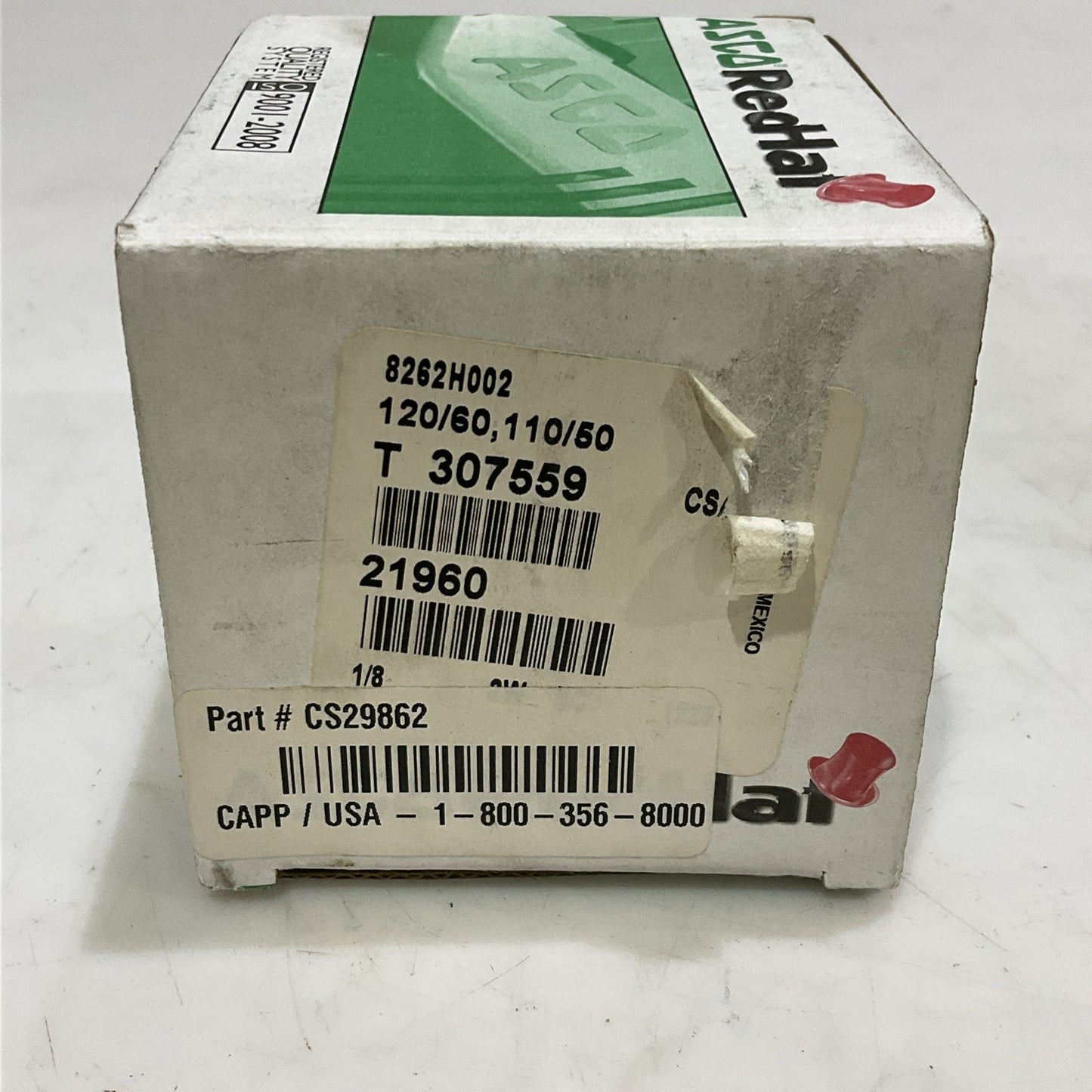 ASCO 8262H002 CS29862 SOLENOID VALVE 1/8 IN 120/60 110/50 Z2M