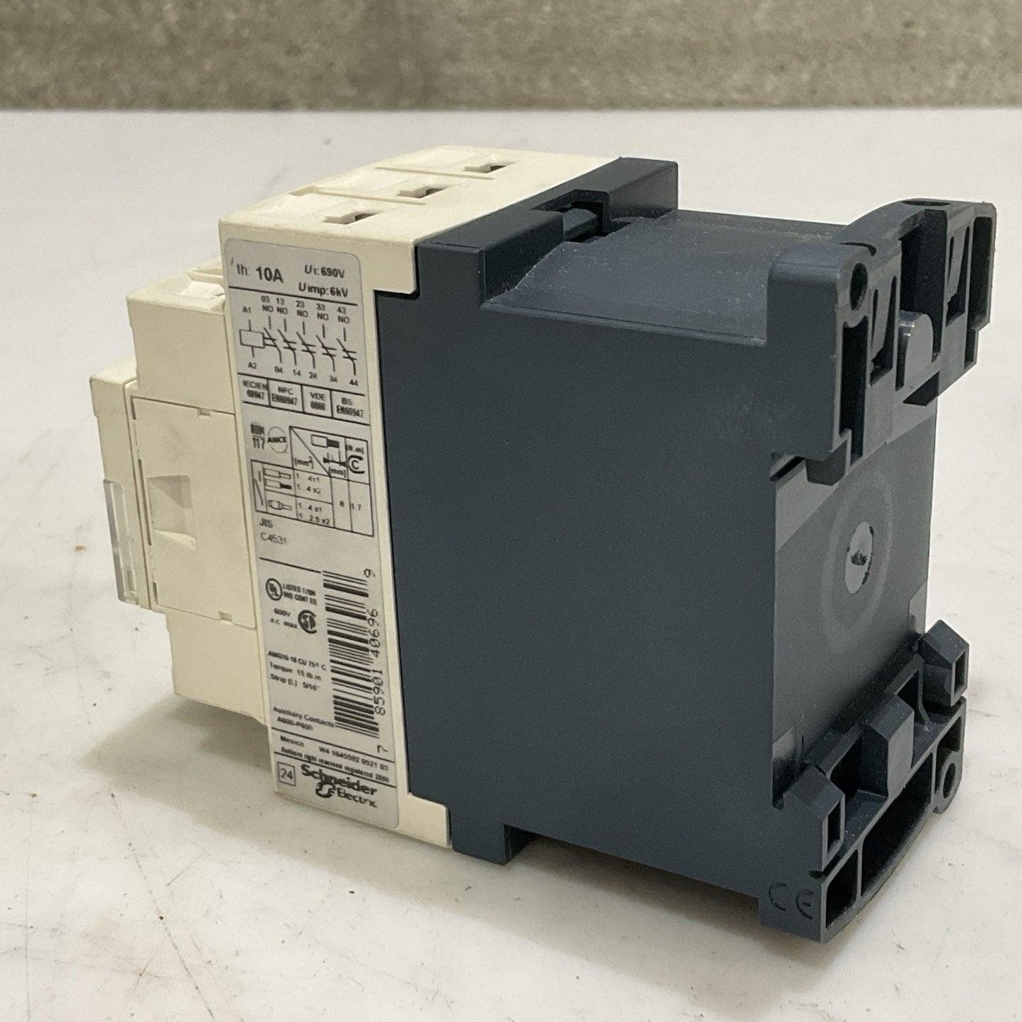 SQUARE D TELEMECANIQUE CAD50BL CONTROL RELAY 24V CAD50BL40696 Z2M