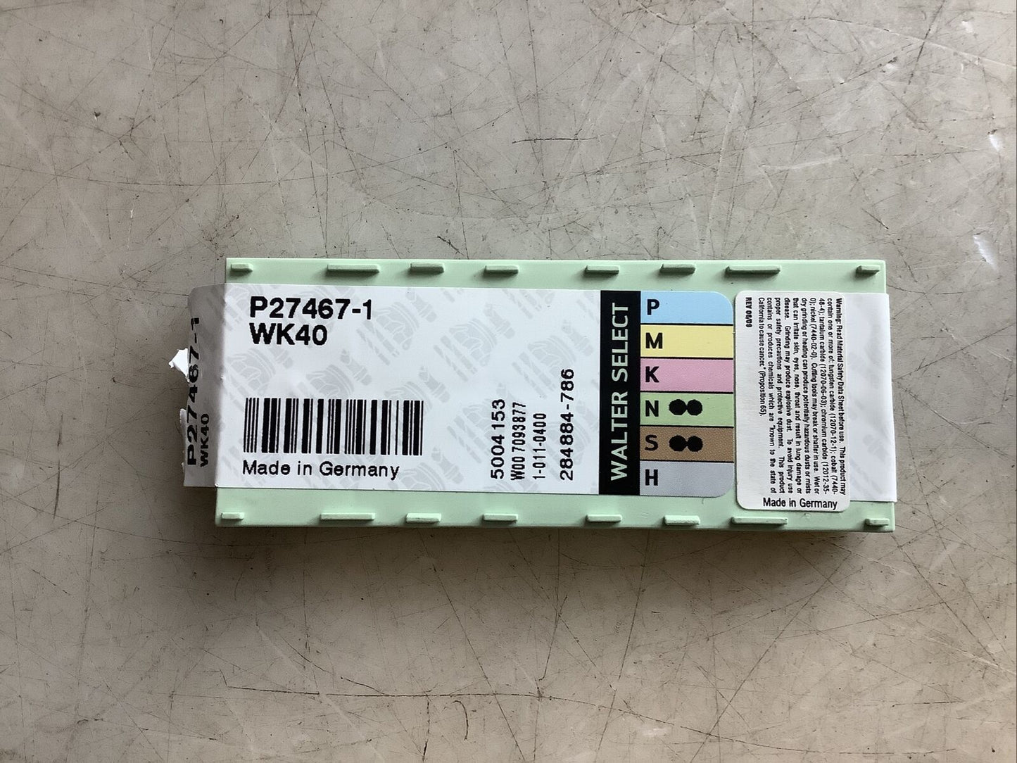 WALTER P27467-1 WK40 INSERT - QTY 10