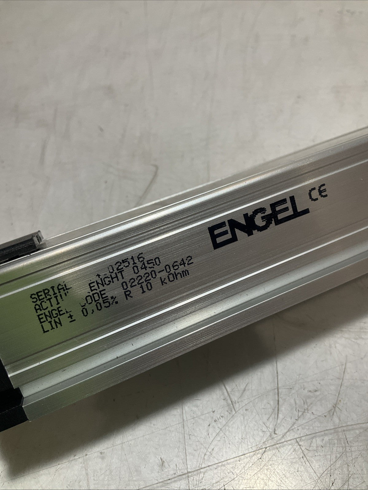 ENGEL 02220-0642 LINEAR CLAMP POSITION TRANSDUCERS 0.05% R10 KOhM SENSOR Z2M