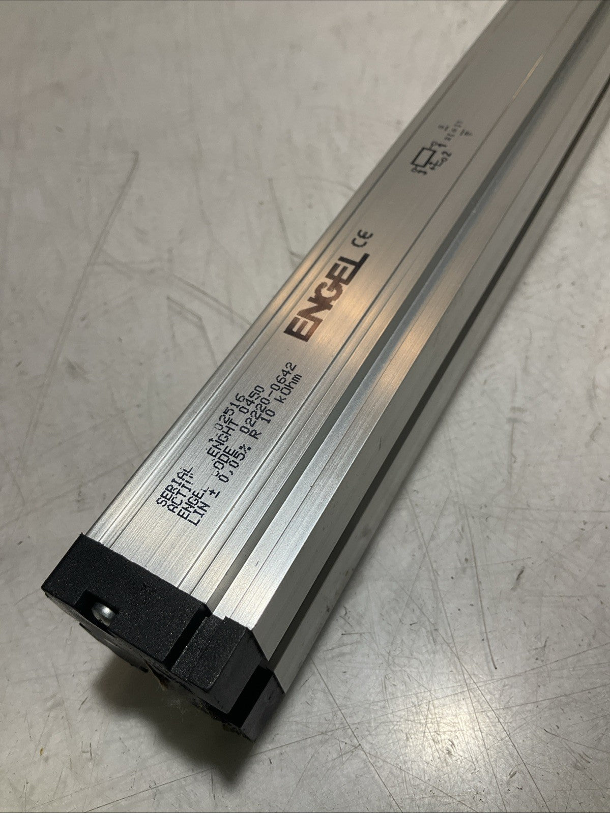 ENGEL 02220-0642 LINEAR CLAMP POSITION TRANSDUCERS 0.05% R10 KOhM SENSOR Z2M