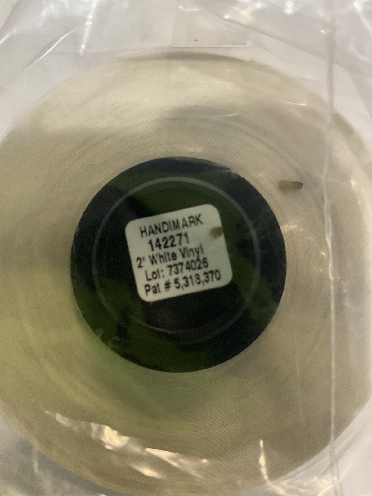 BRADY HANDIMARK 142271-27374026 WHITE VINYL 2.0X50 50.8MX15.2 LABEL TAPE Z2M