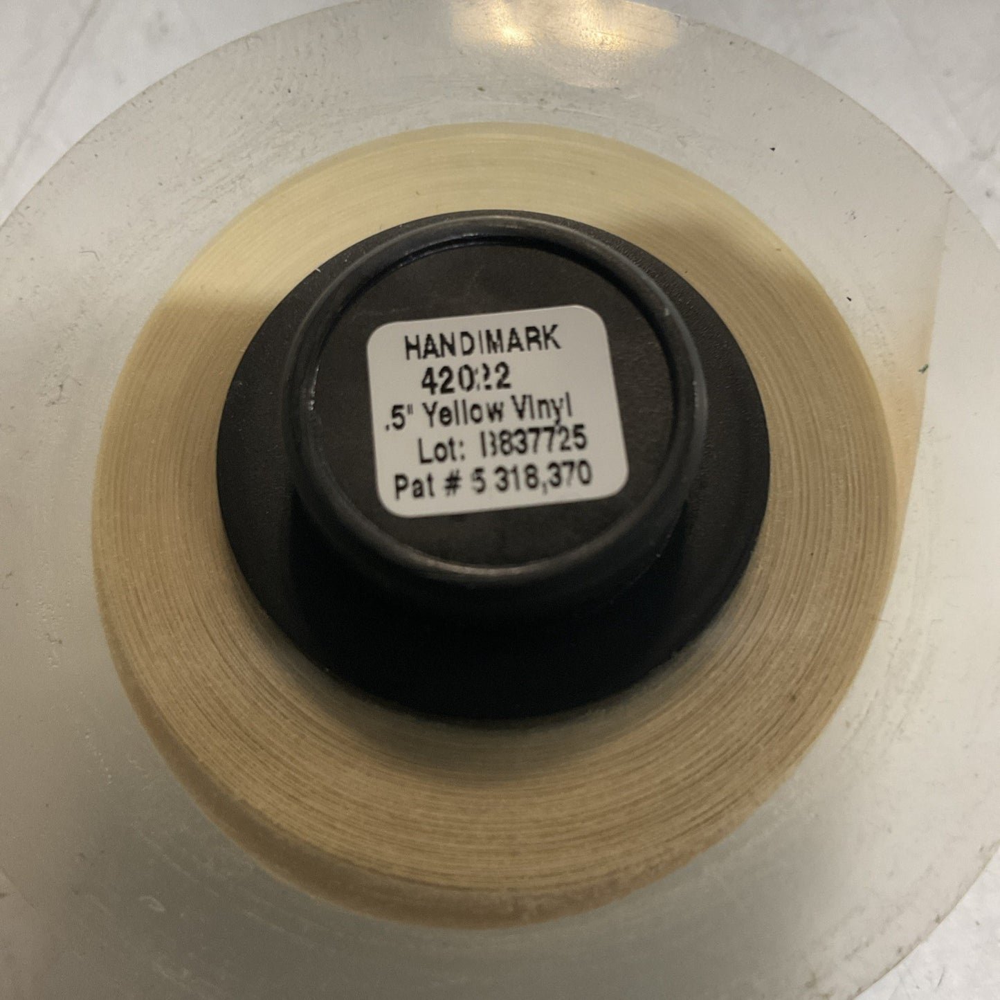 BRADY HANDIMARK 42022 Y6087 YELLOW VINYL 0.50X60 12.7MX15.2M LABEL TAPE X2M