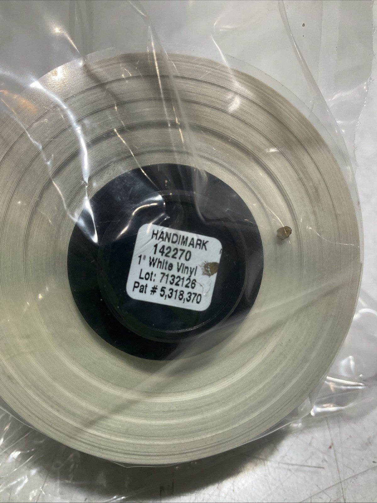 BRADY HANDIMARK 142270 B-595 WHITE VINYL 1.0X50 25.4MX15.2M LABEL TAPE Z2M