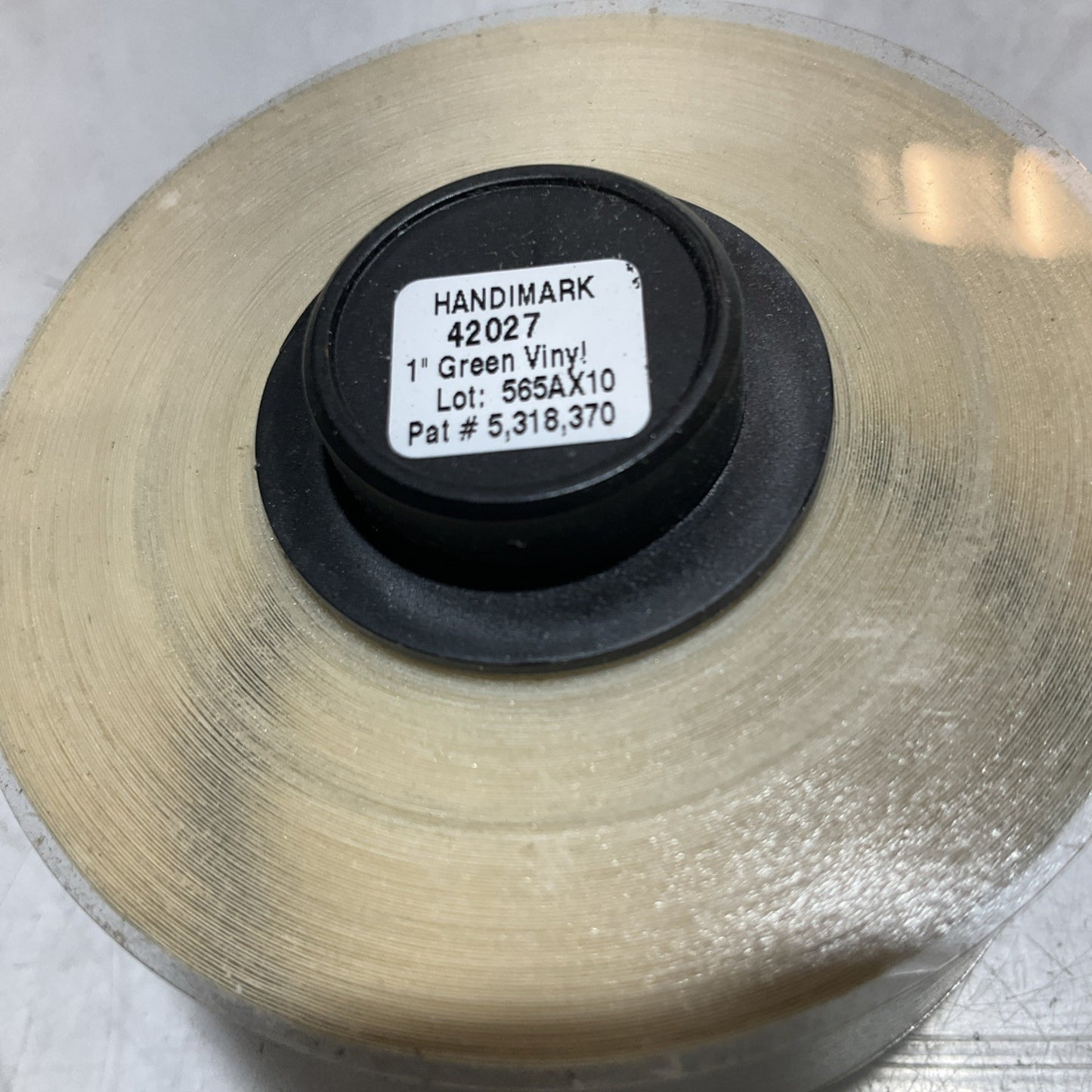 BRADY HANDIMARK Y6091-42027 GREEN VINYL LABEL TAPE 1.0X50 LOT OF 2 Z2M