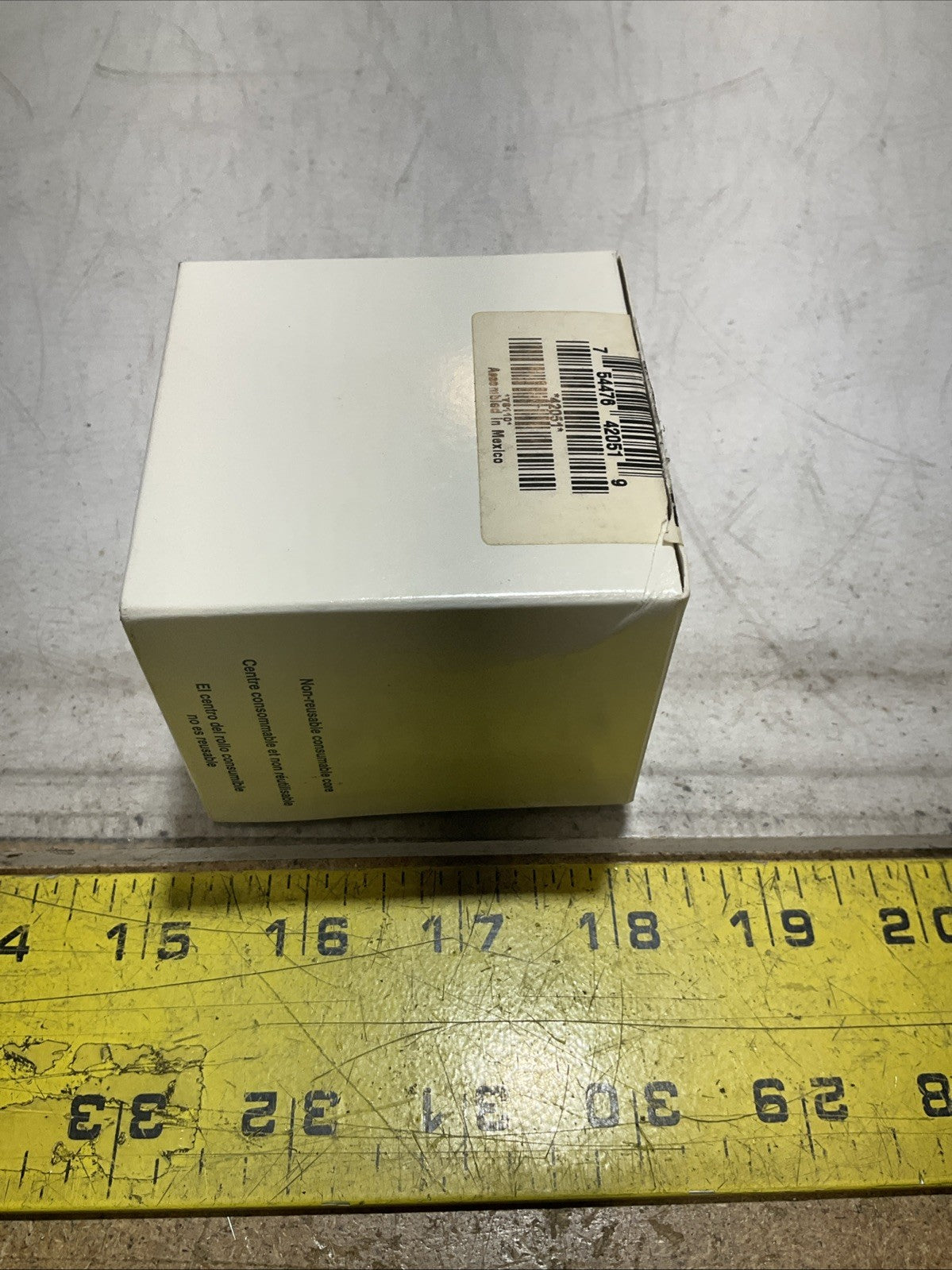 BRADY HANDIMARK Y6110-42051 BROWN VINYL 1.50X50 25.4MX15.2 LABEL TAPE QTY 2 Z2M