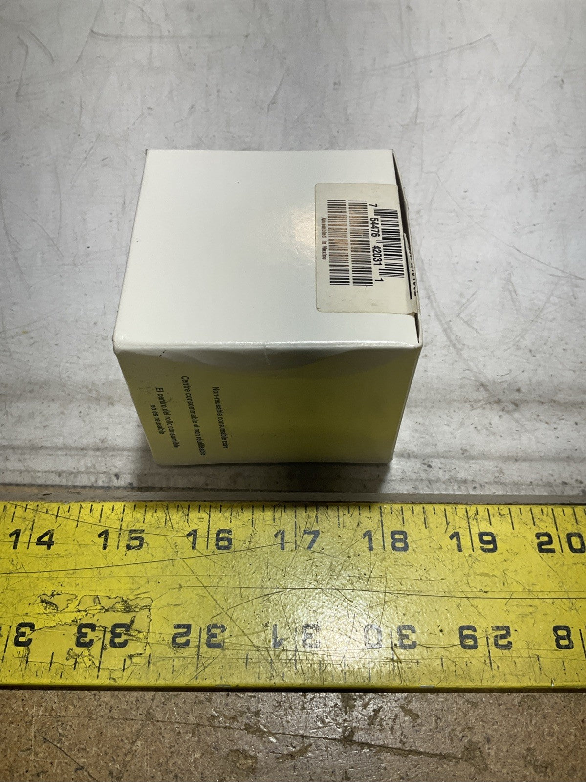 BRADY HANDIMARK Y6094-42031 RED VINYL ROUGE 1.0X50 25.4MX15.2 LABEL TAPE Z2M