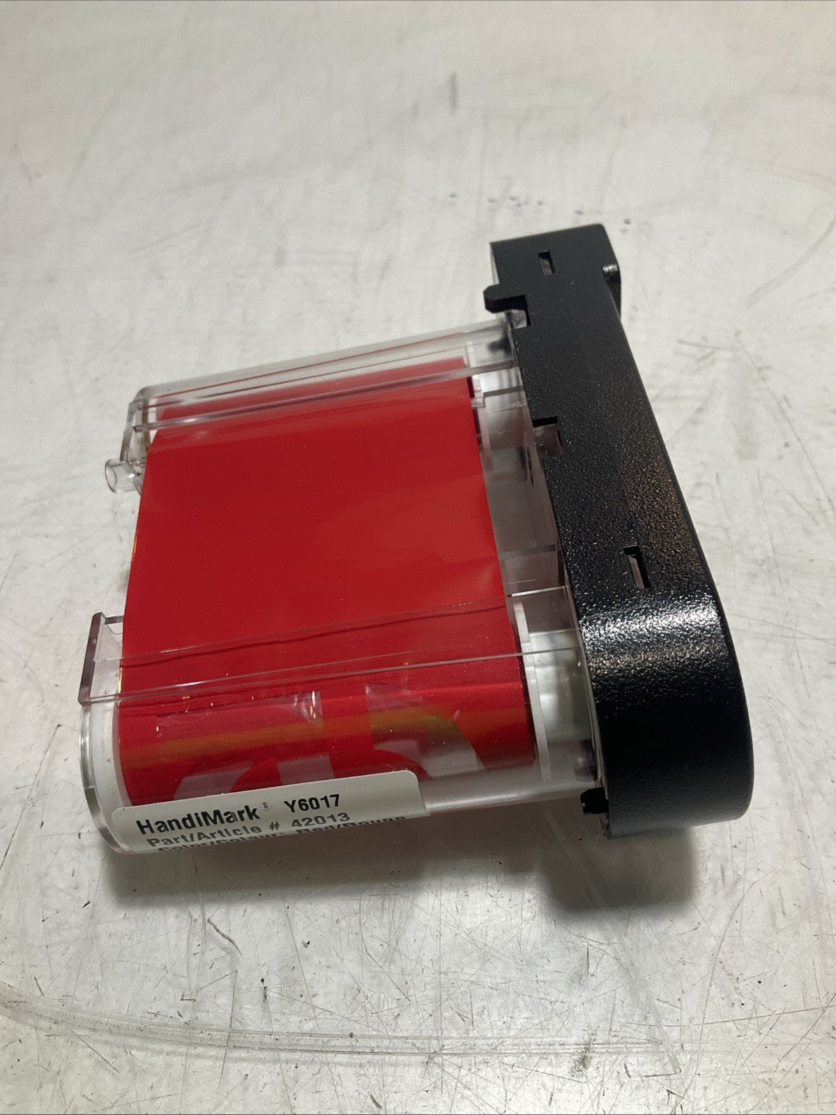 BRADY HANDIMARK 42013 RED PRINTER RIBBON LOT OF 2 Z2M