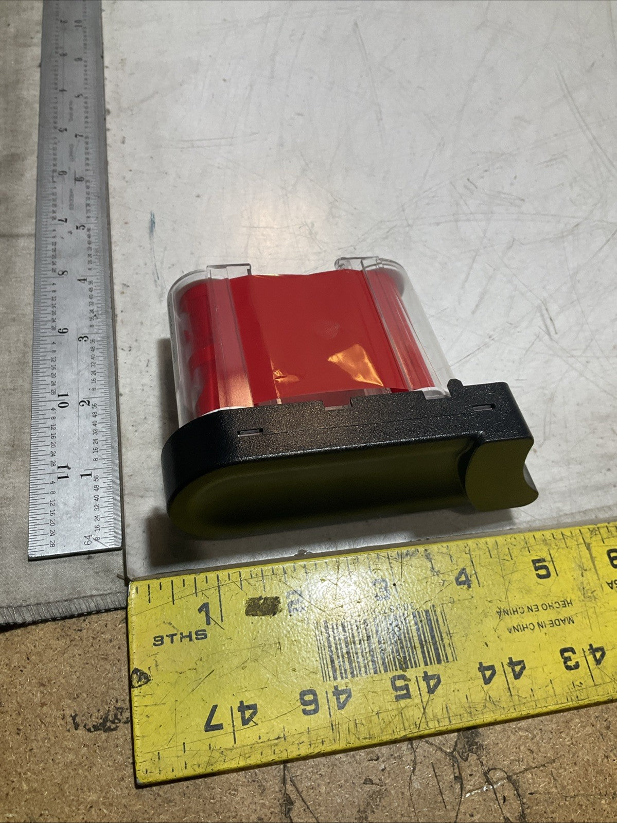 BRADY HANDIMARK 42013 RED PRINTER RIBBON LOT OF 2 Z2M