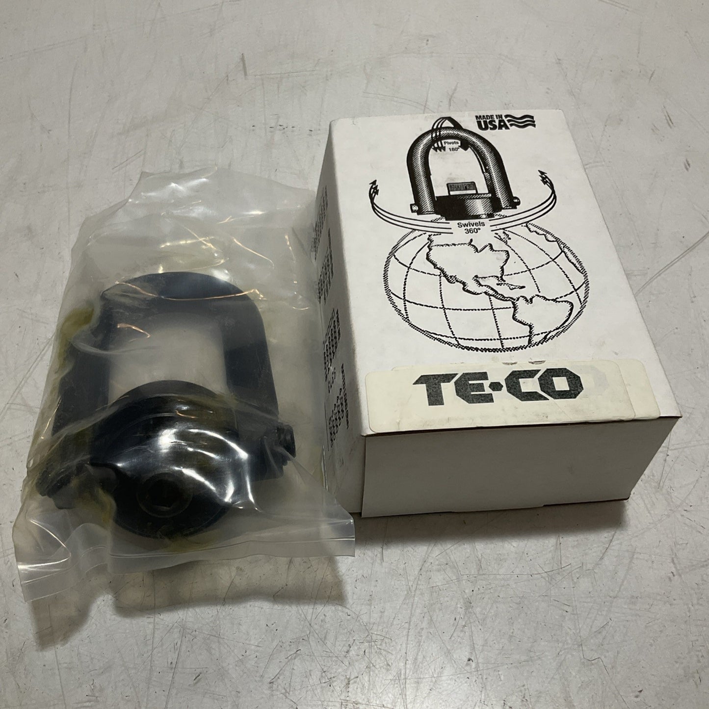 TE-CO AK46010 SAFETY SWIVEL HOIST RING 2500LB Z2M