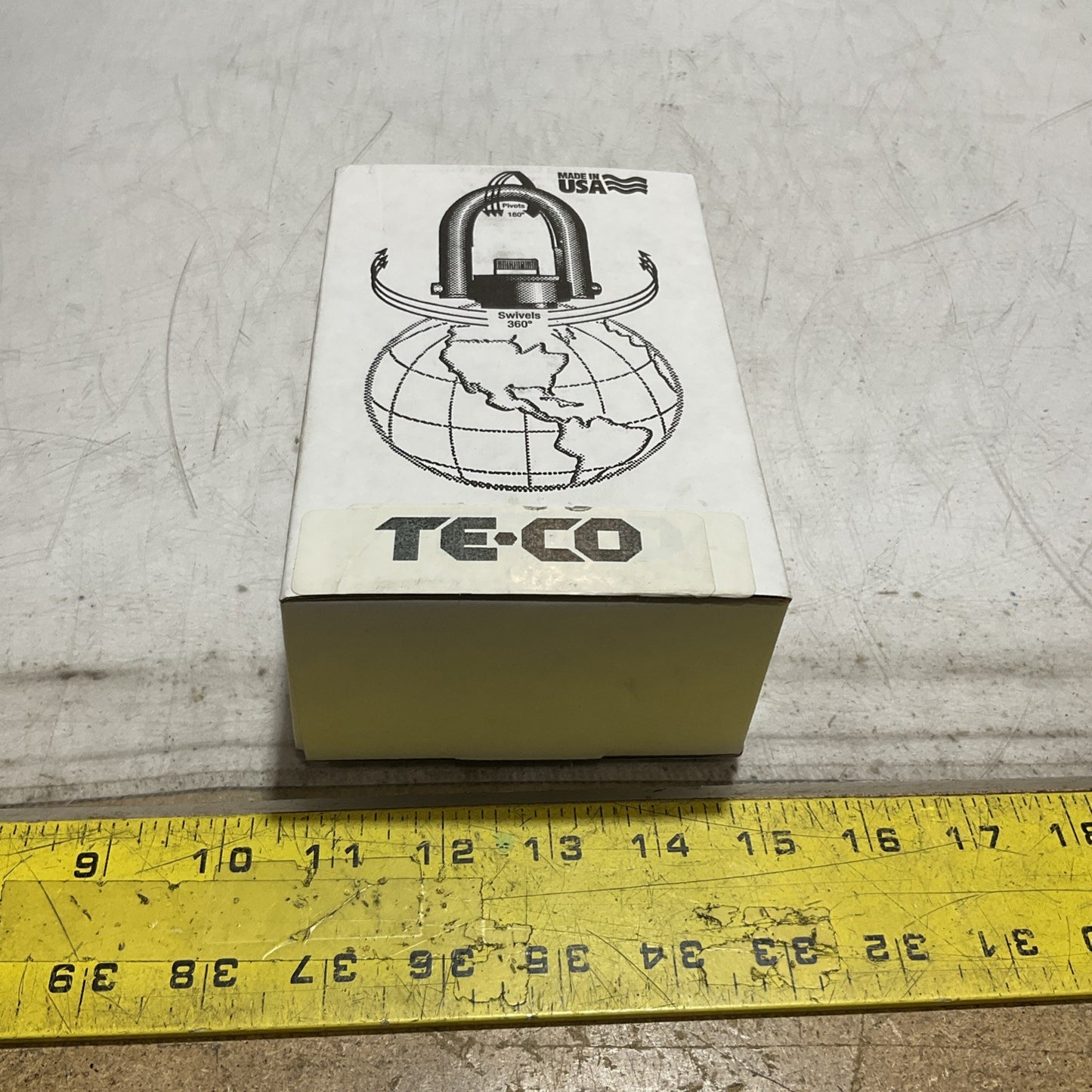 TE-CO AK46010 SAFETY SWIVEL HOIST RING 2500LB Z2M