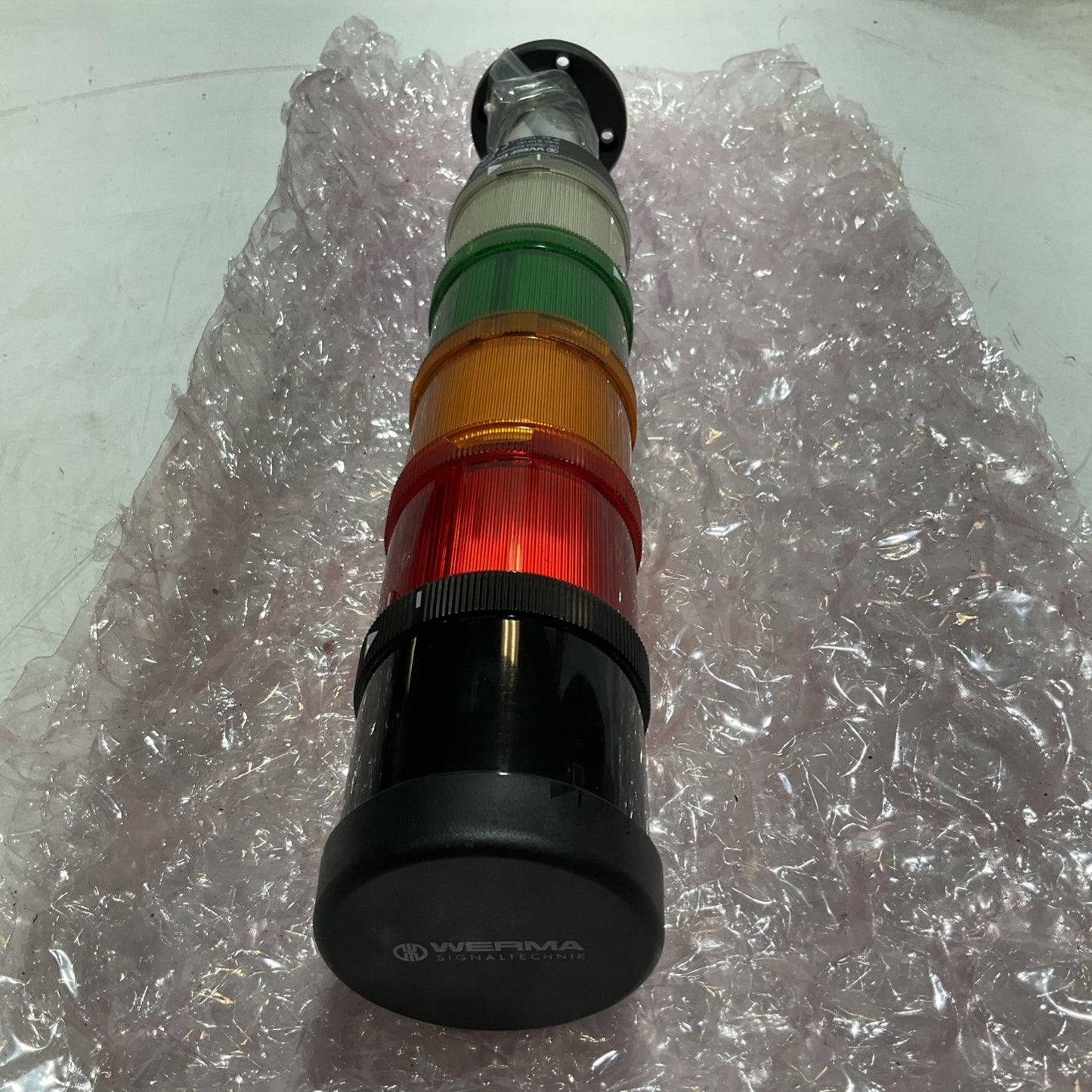 WERMA SIGNALTECHIK 64081000- 64582075 STACK LIGHT DOLLY INDUCT RGYC TUBE U3S