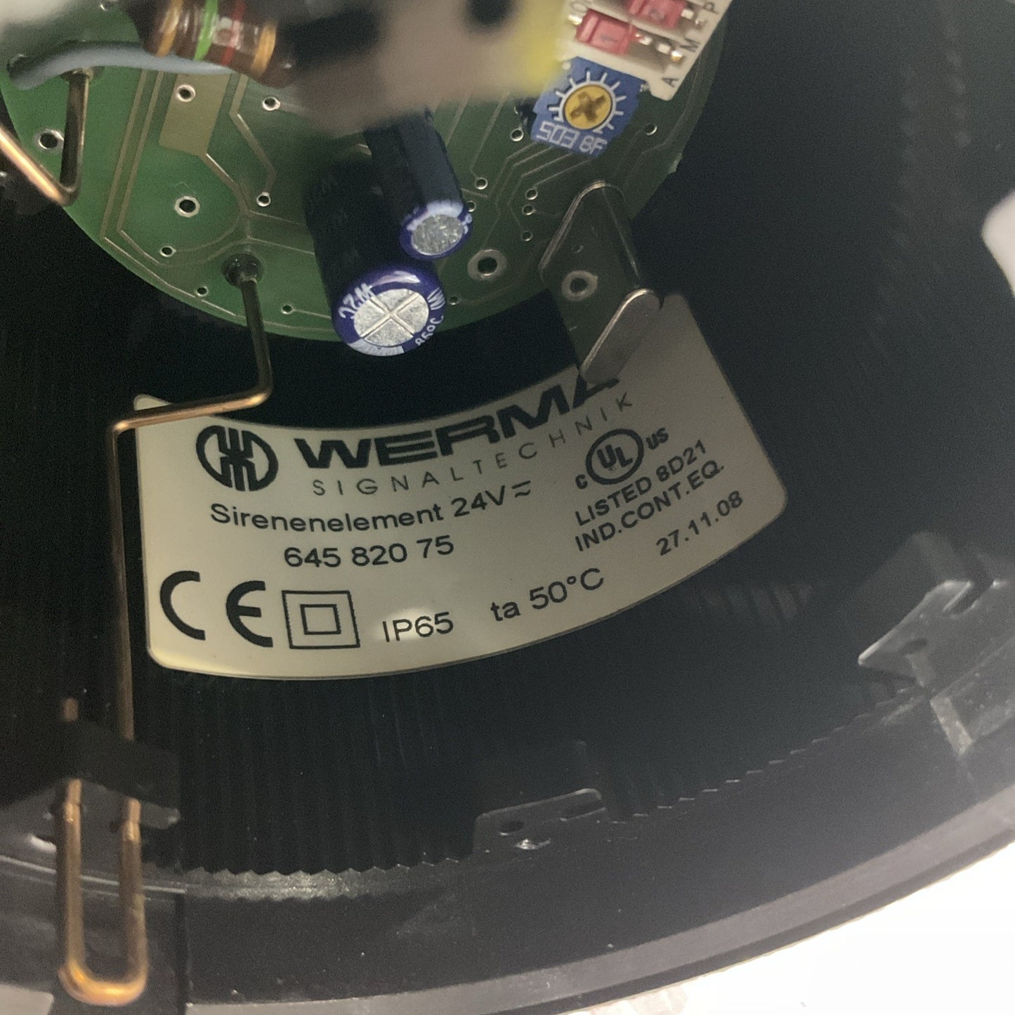 WERMA SIGNALTECHIK 64081000- 64582075 STACK LIGHT DOLLY INDUCT RGYC TUBE U3S