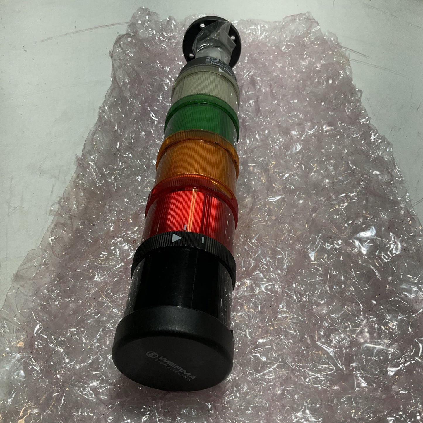 WERMA SIGNALTECHIK 64081000- 64582075 STACK LIGHT DOLLY INDUCT RGYC TUBE U3S