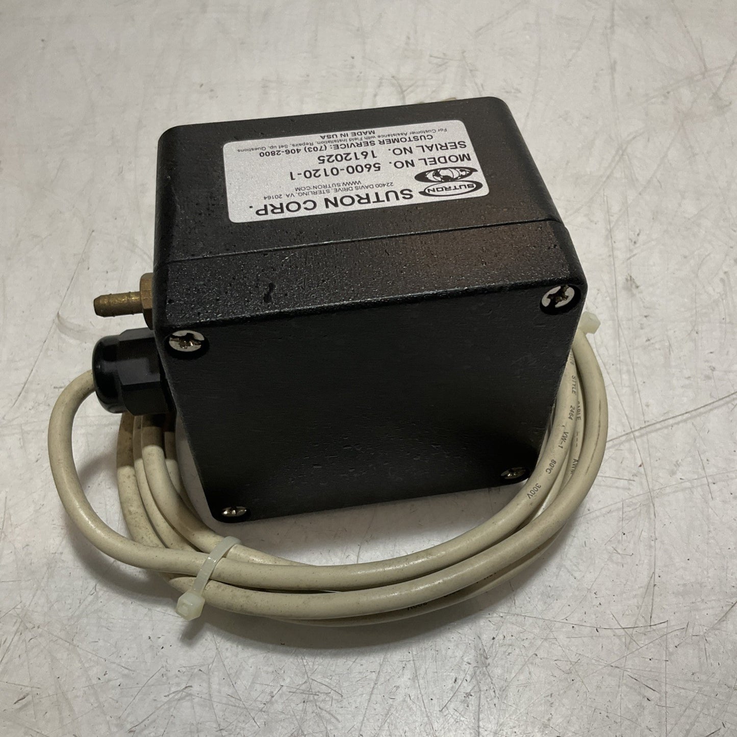 SUTRON CORP 5600-0120-1 1612025 BAROMETRIC PRESSURE SENSOR U3S