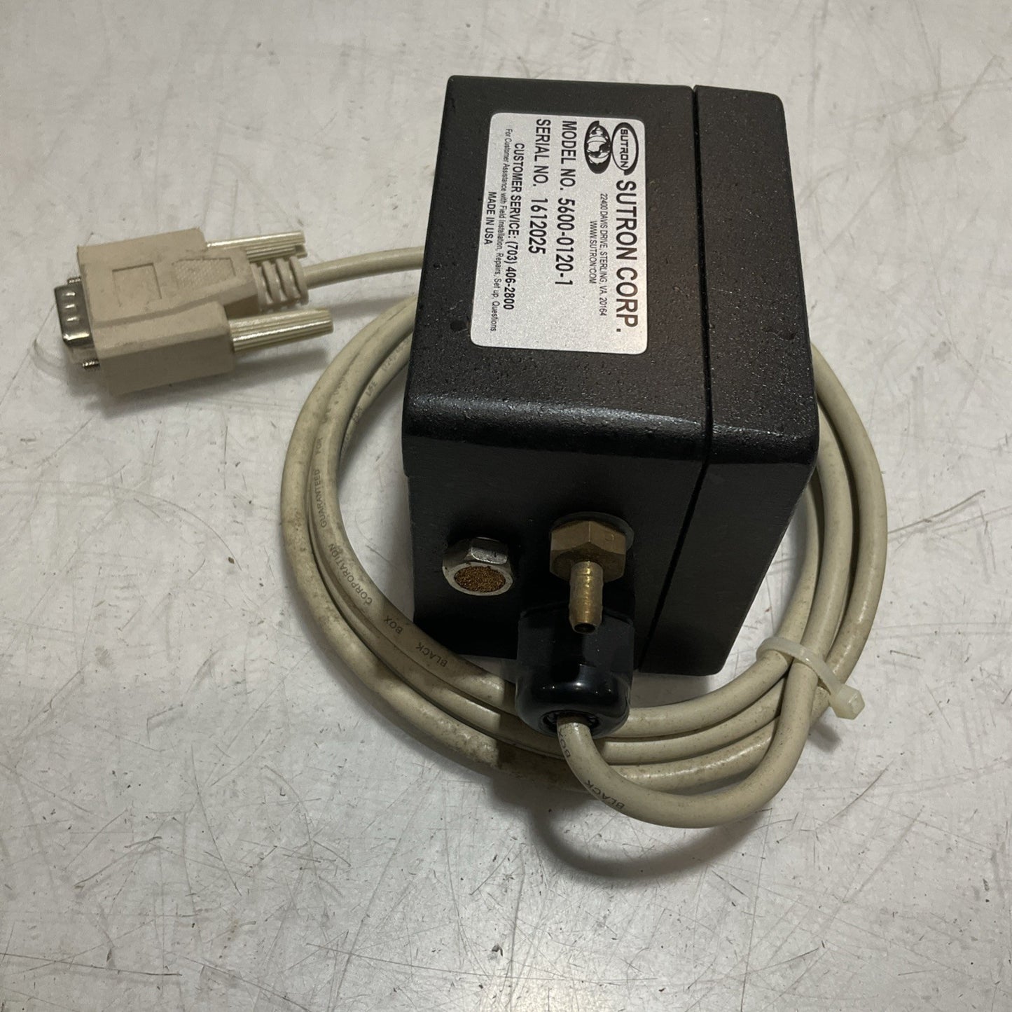SUTRON CORP 5600-0120-1 1612025 BAROMETRIC PRESSURE SENSOR U3S