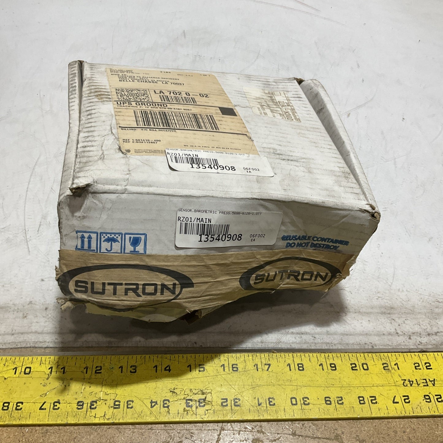 SUTRON CORP 5600-0120-1 1612025 BAROMETRIC PRESSURE SENSOR U3S