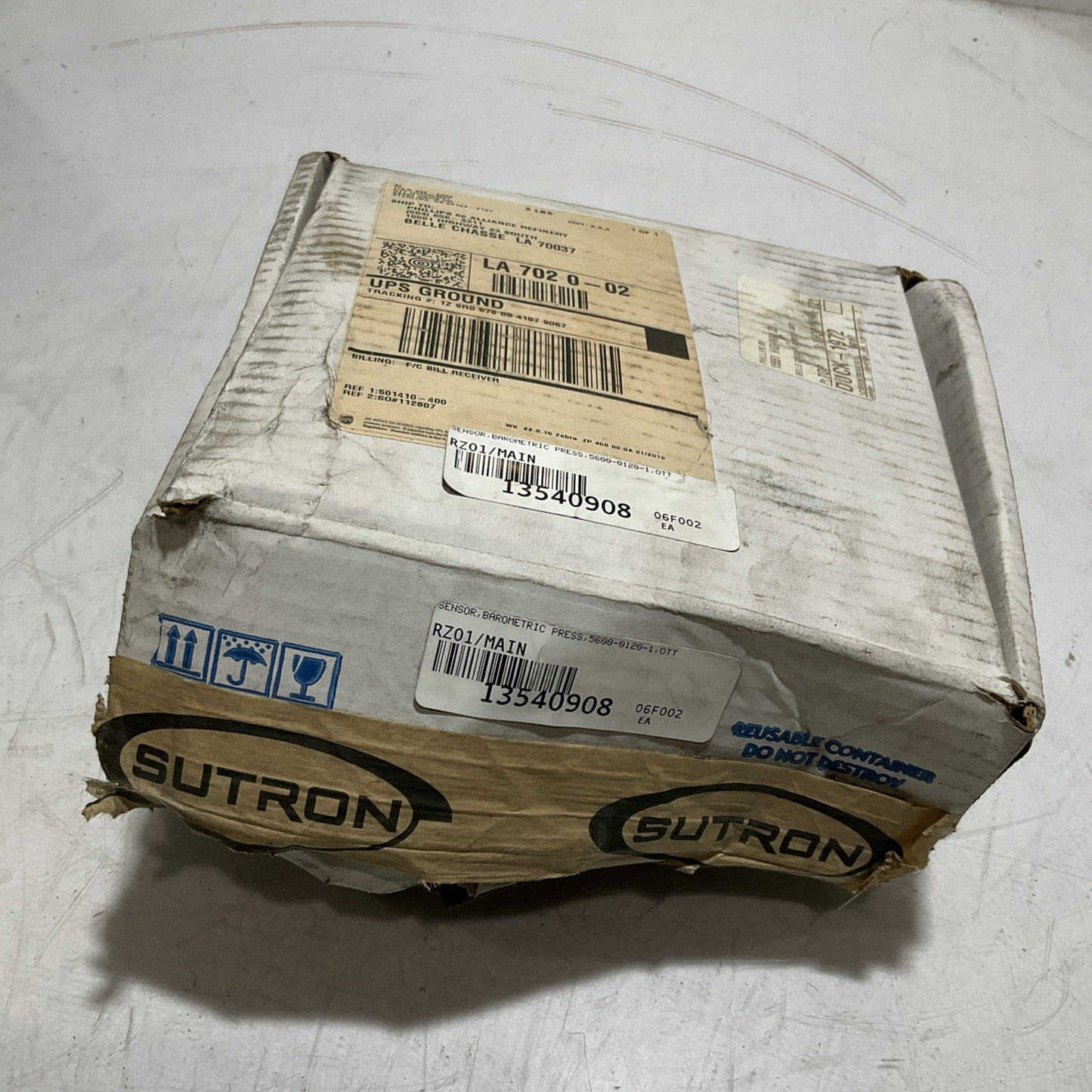 SUTRON CORP 5600-0120-1 1612025 BAROMETRIC PRESSURE SENSOR U3S