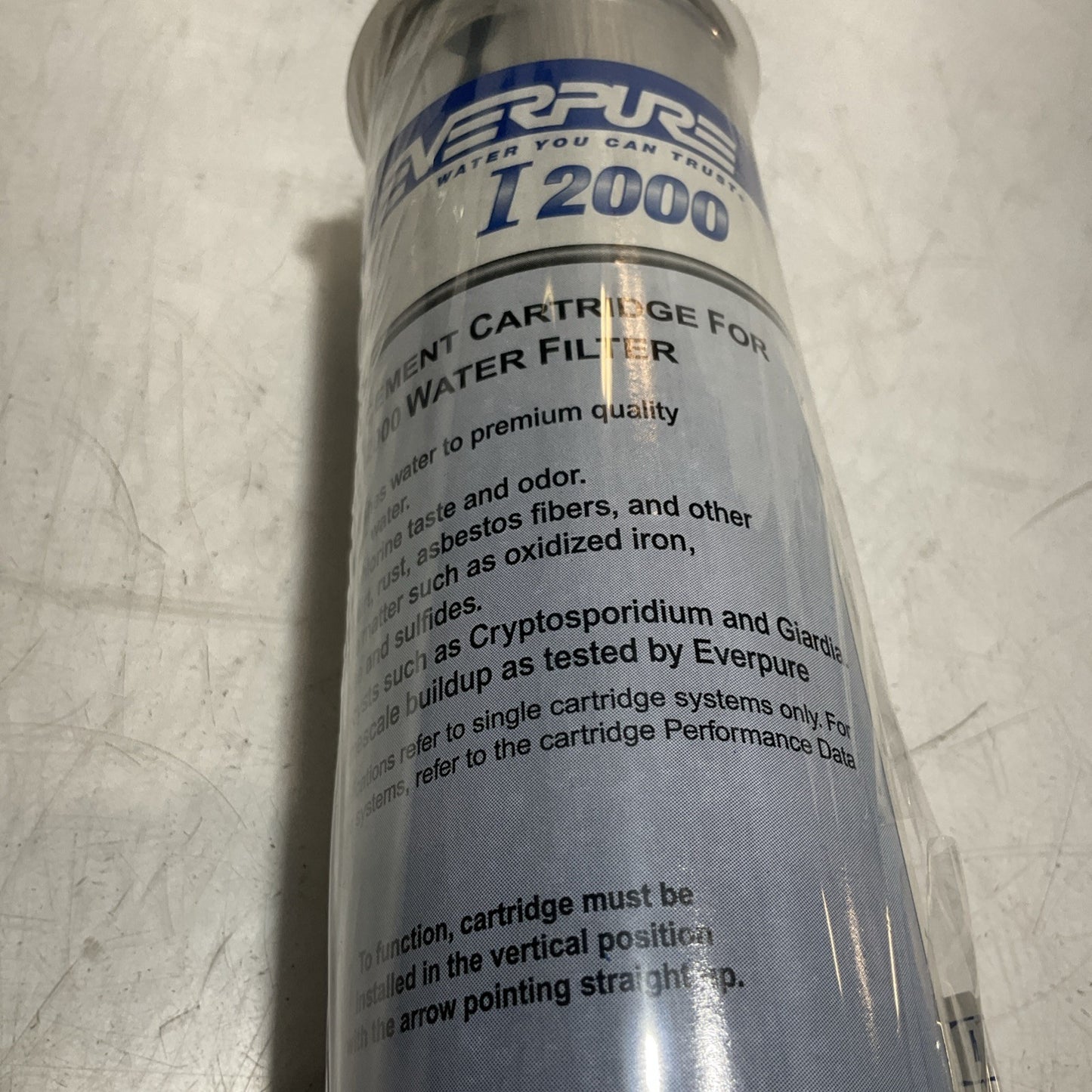 EVERPURE EV9612-21 REPLACEMENT CARTRIDGE FOR 12000 WATER SUBMICRON FILTER Z2M