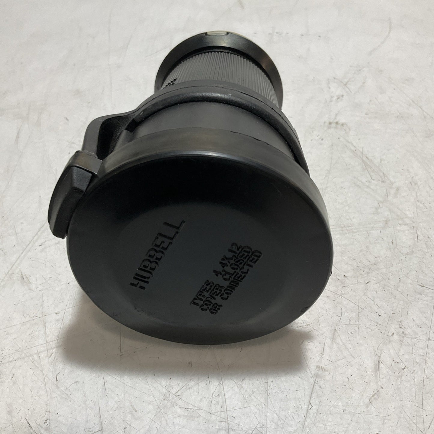 HUBBELL HBL2433SW AC CONNECTOR BODY 20A 480V FEMALE BLACK WATERTIGHT U3S